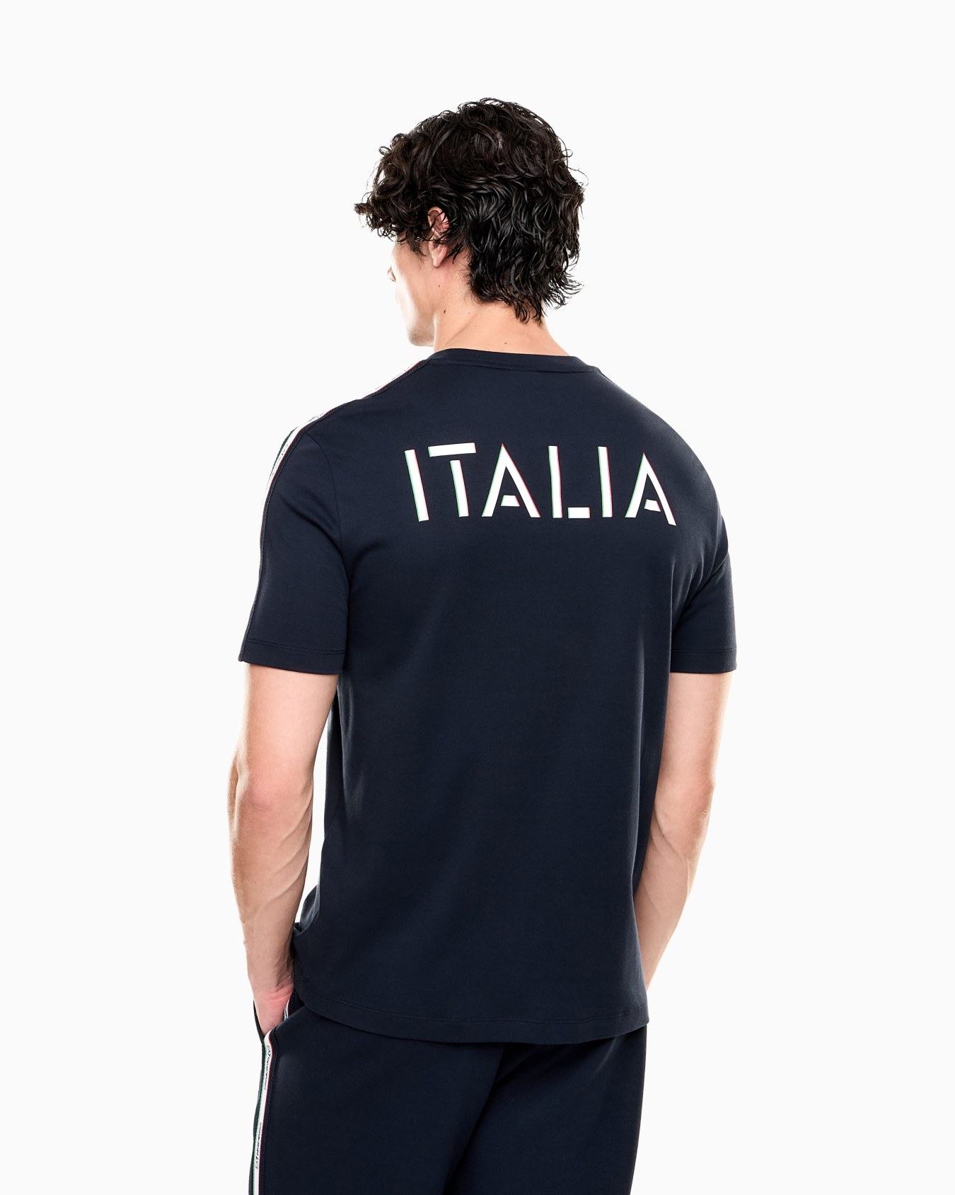 Italian Spirit cotton-jersey crew-neck T-shirt Slide 5