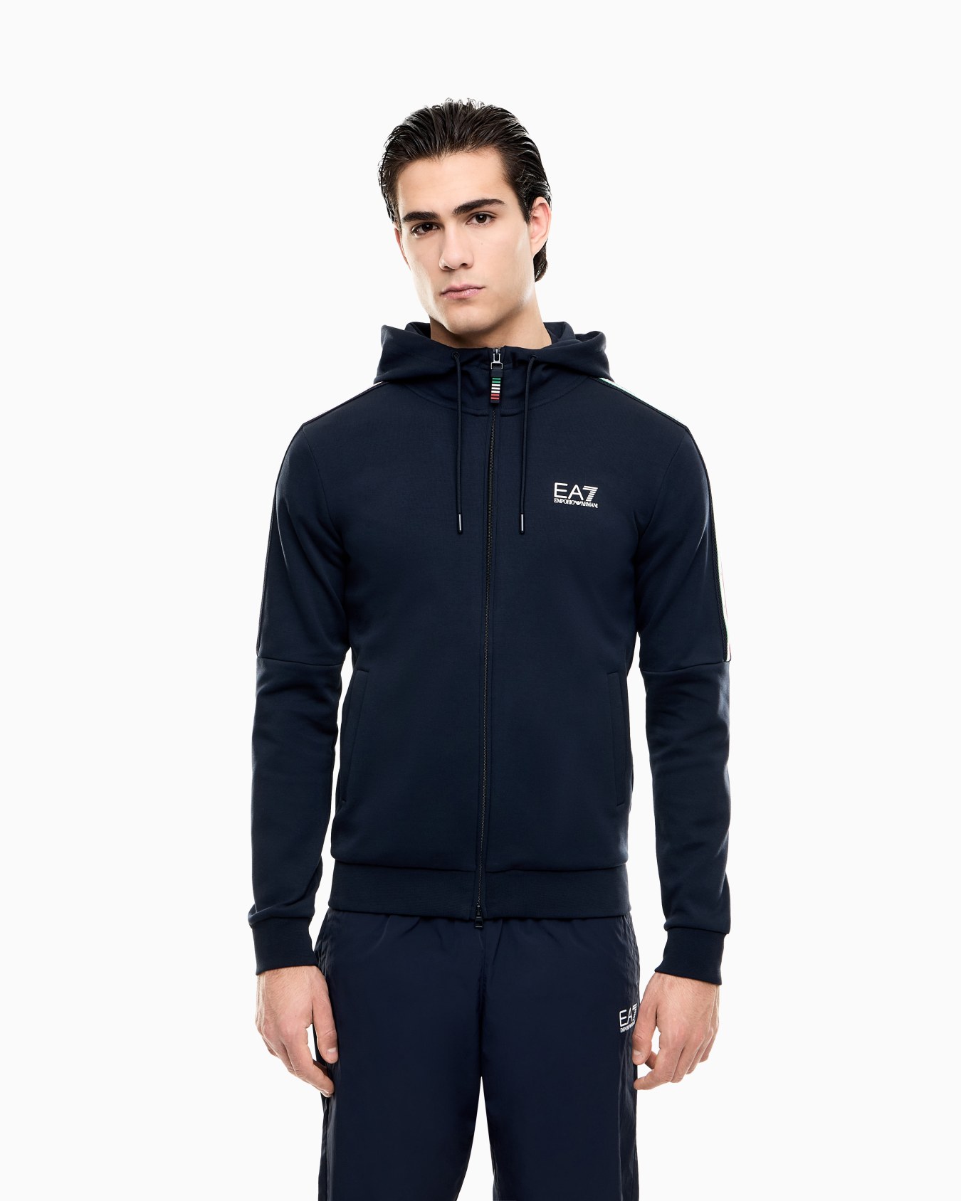 Felpa con cappuccio in jersey Italian Spirit Slide 3