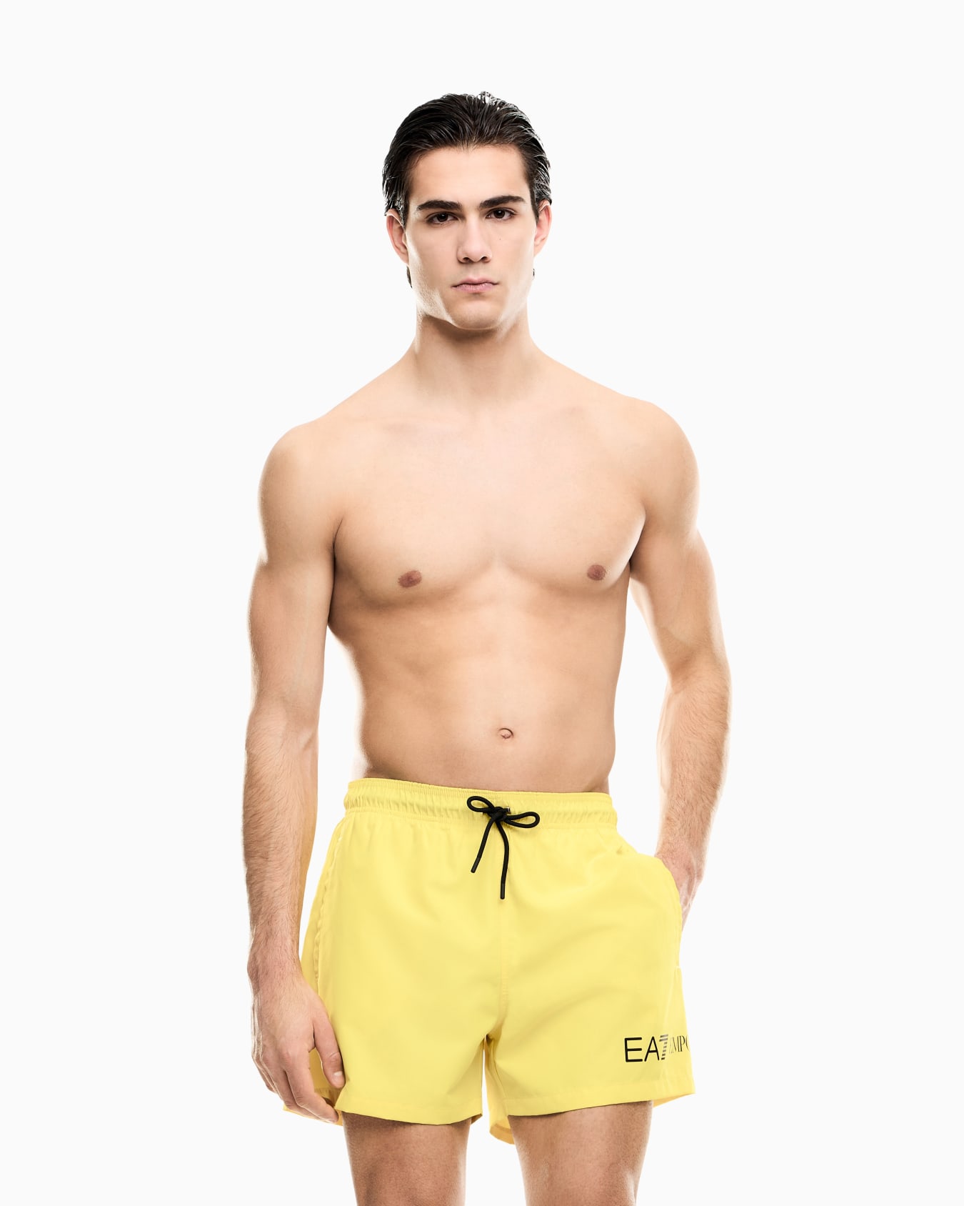 ASV Badeboxershorts mit Logo Folie 1