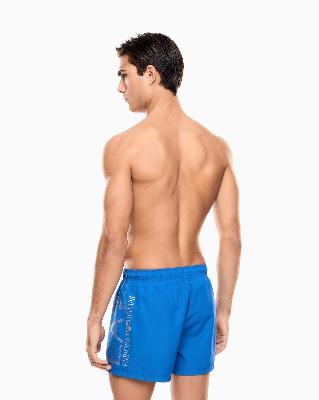 Bañador de largo medio con maxilogotipo Diapositiva 2