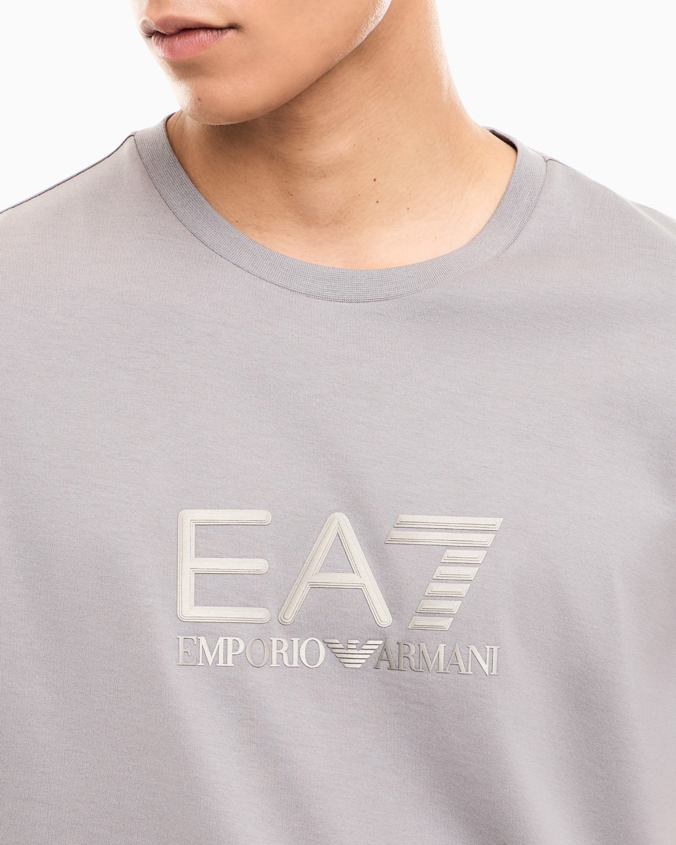Regular fit t-shirt Lux Identity in cotton jersey Slide 6