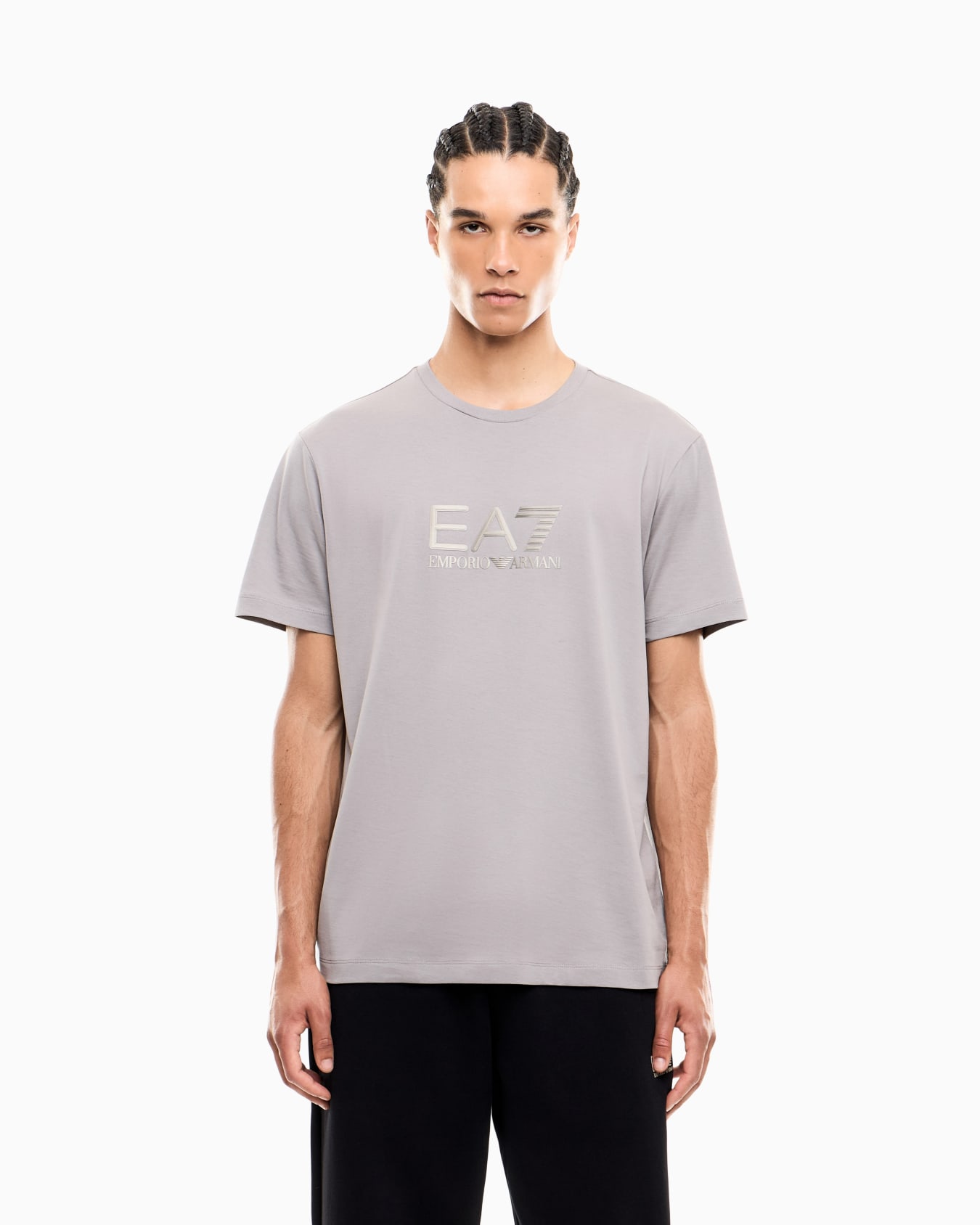 Regular fit t-shirt Lux Identity in cotton jersey Slide 3