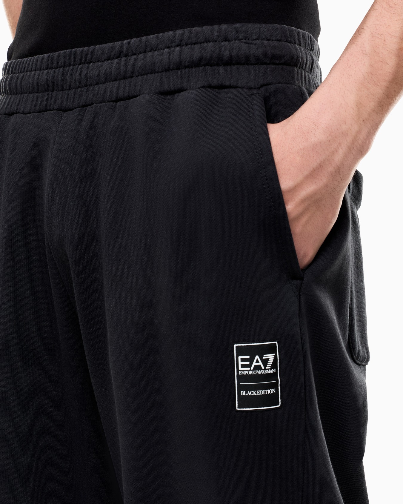 Pantalón jersey BLACK & WHITE oversize de algodón Diapositiva 5