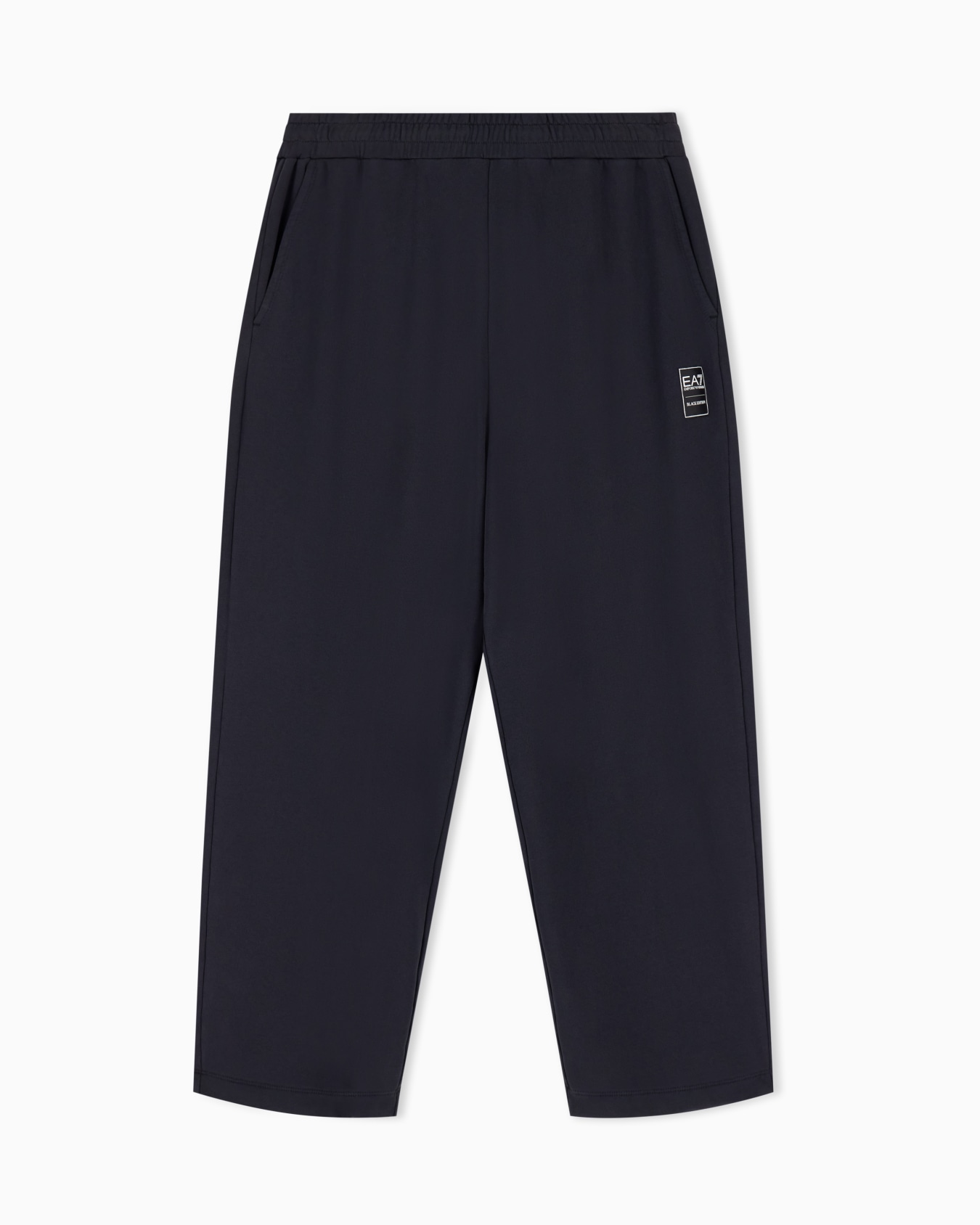 Pantalón jersey BLACK & WHITE oversize de algodón Diapositiva 0