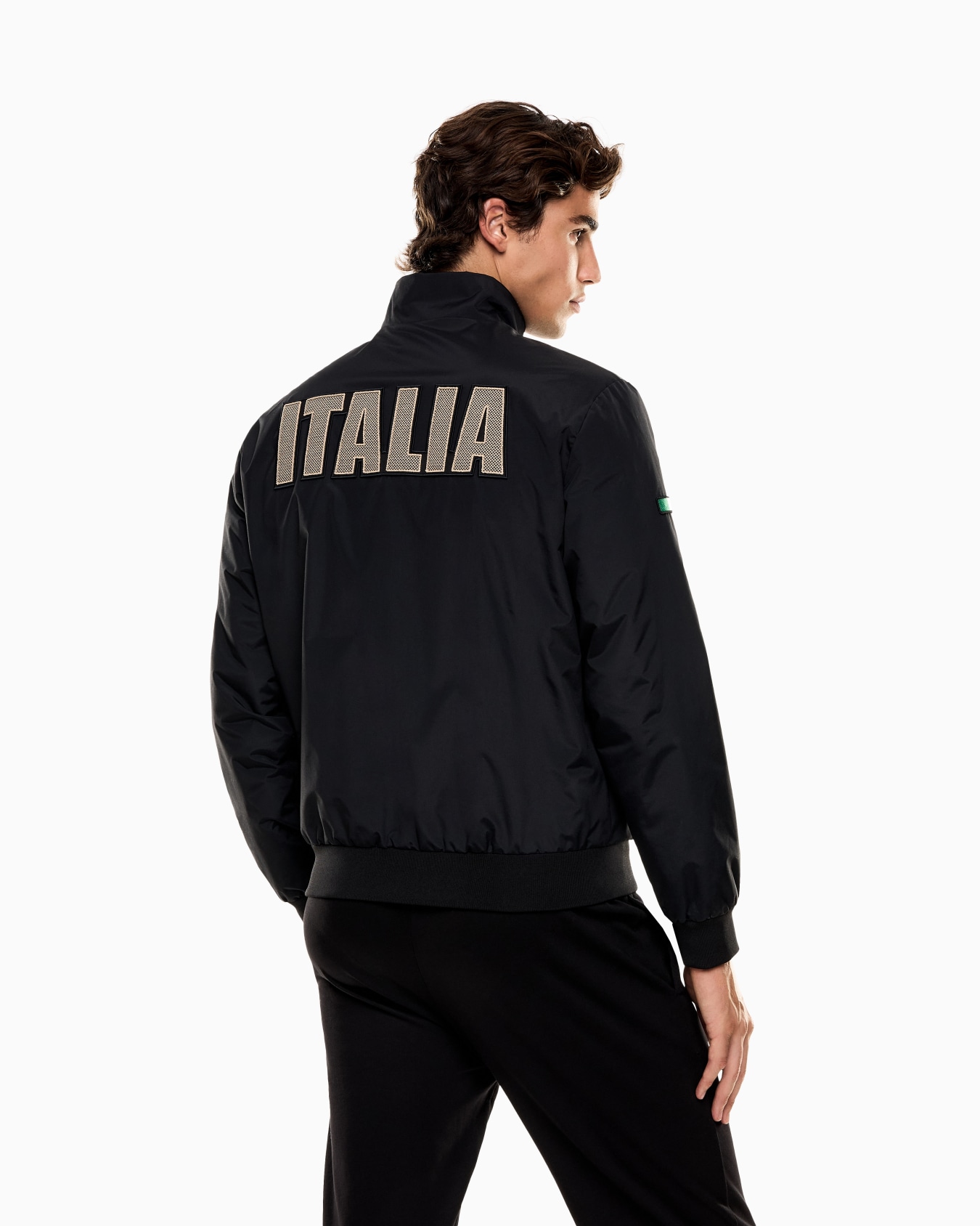 Italia Team Milano Cortina 2026 Giacca sailor full zip in tessuto tecnico Slide 2
