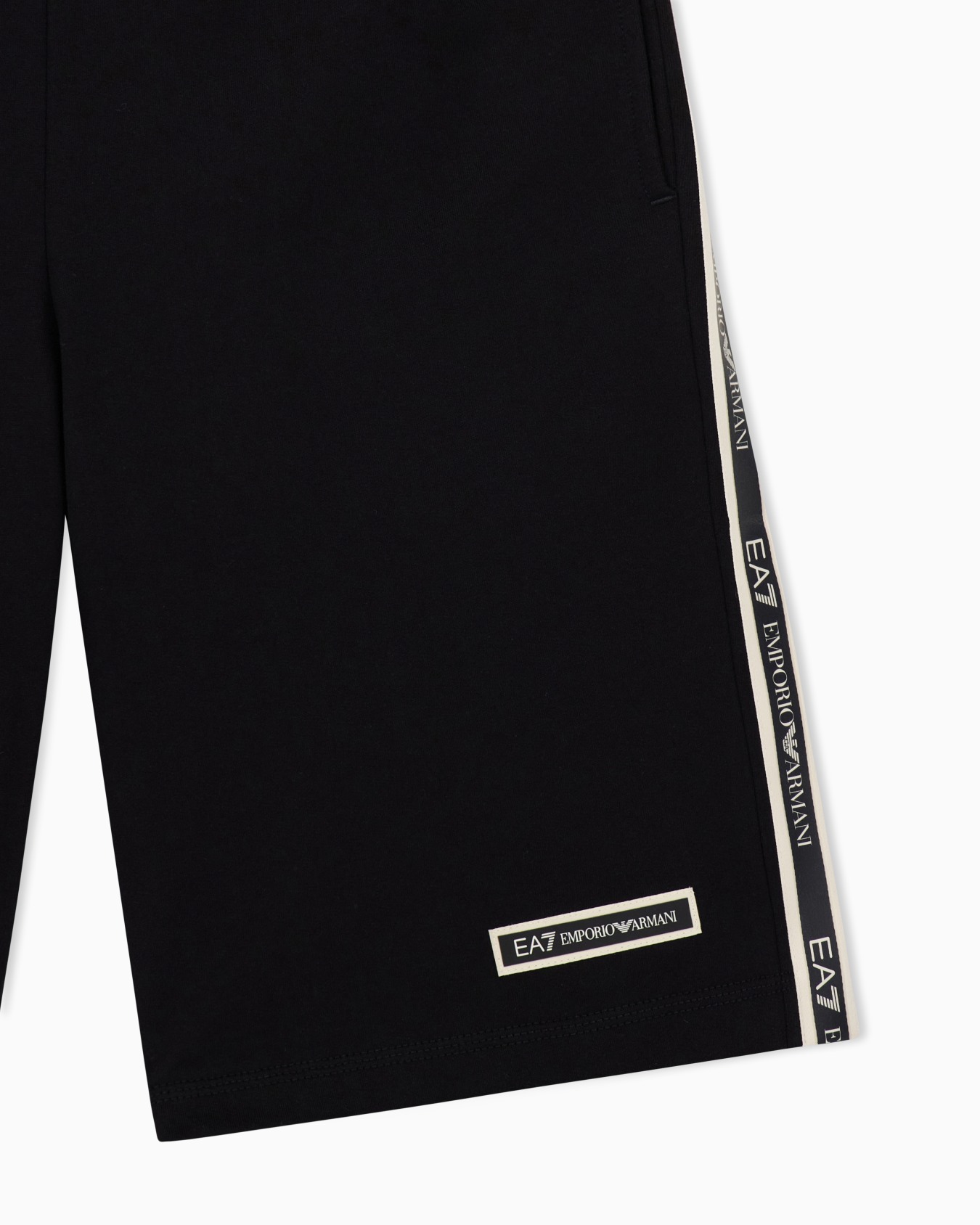 Bermuda Logo Series slim fit in cotton jersey Slide 4