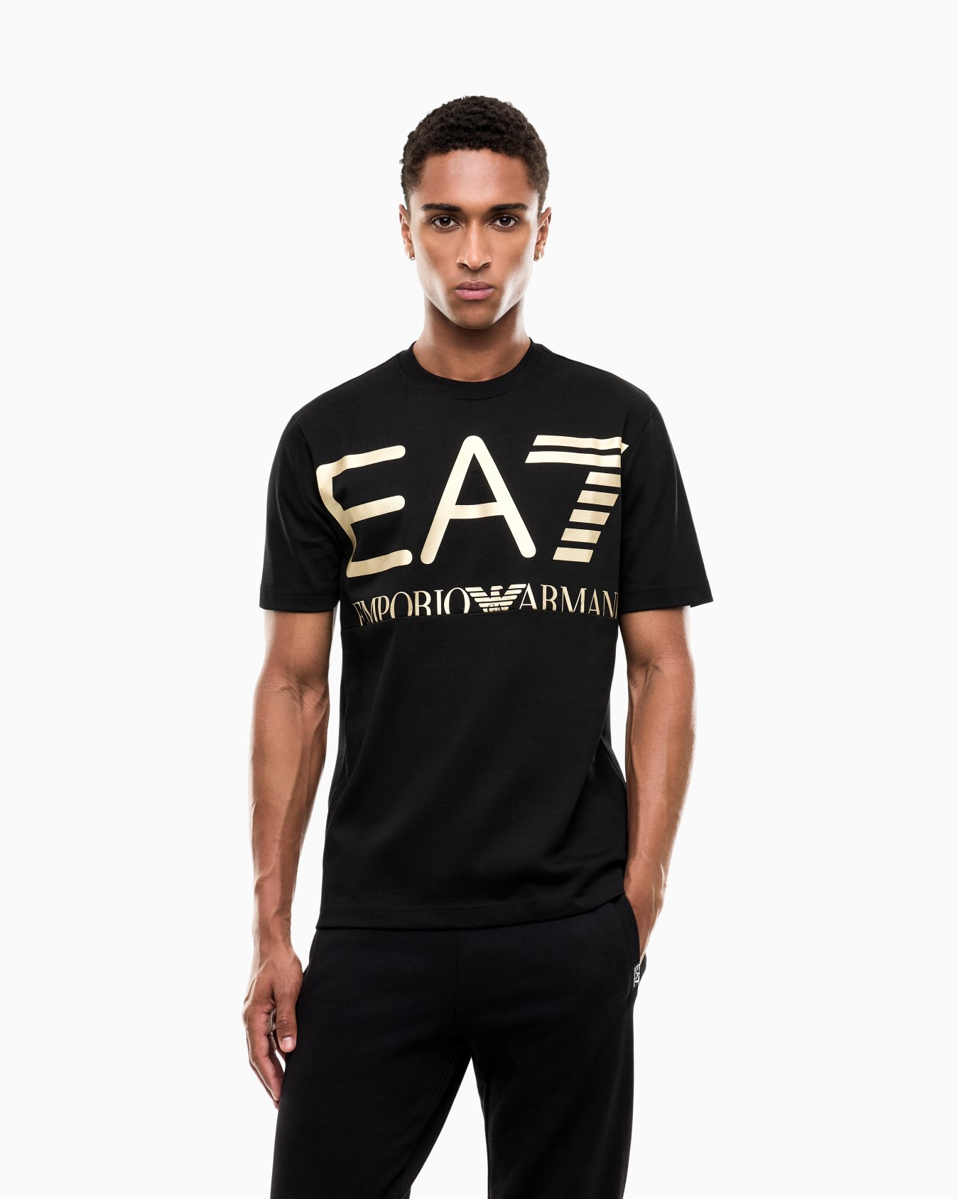 T-shirt Logo Series en jersey de coton à logo oversize Diapositive 3