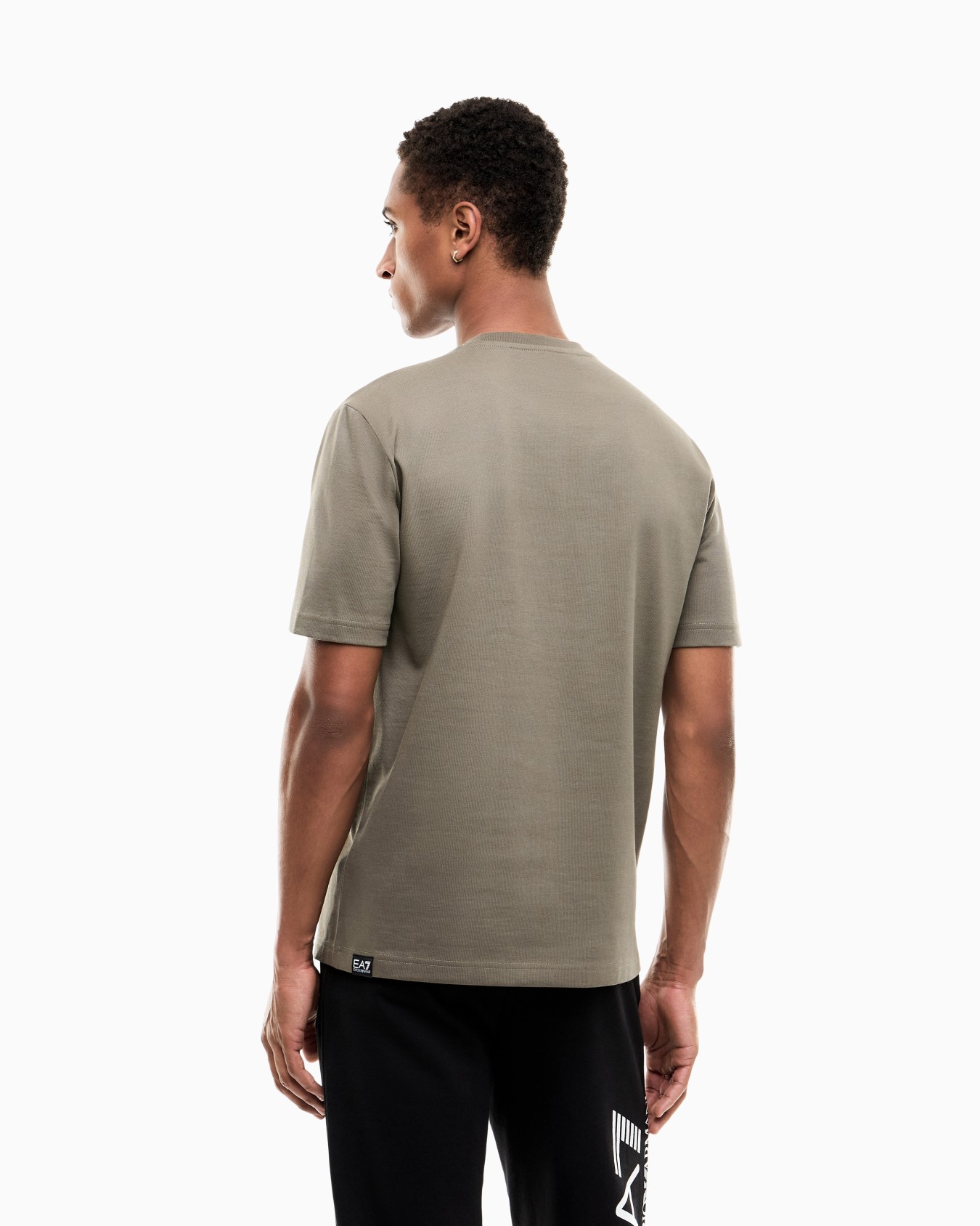 T-shirt Logo Series in cotton jersey with oversized logo Slide 5
