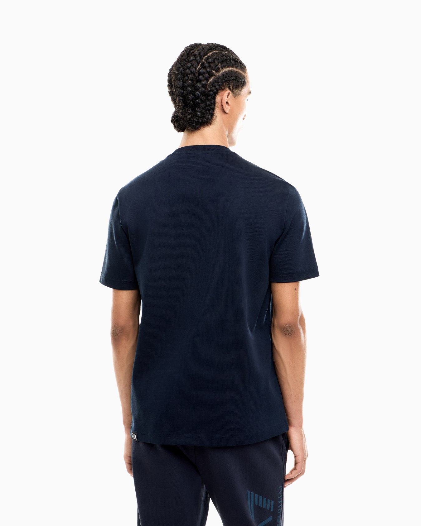 T-shirt Logo Series in cotton jersey with oversized logo Slide 5