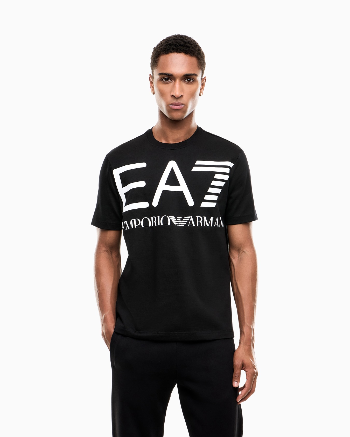 T-shirt Logo Series en jersey de coton à logo oversize Diapositive 3