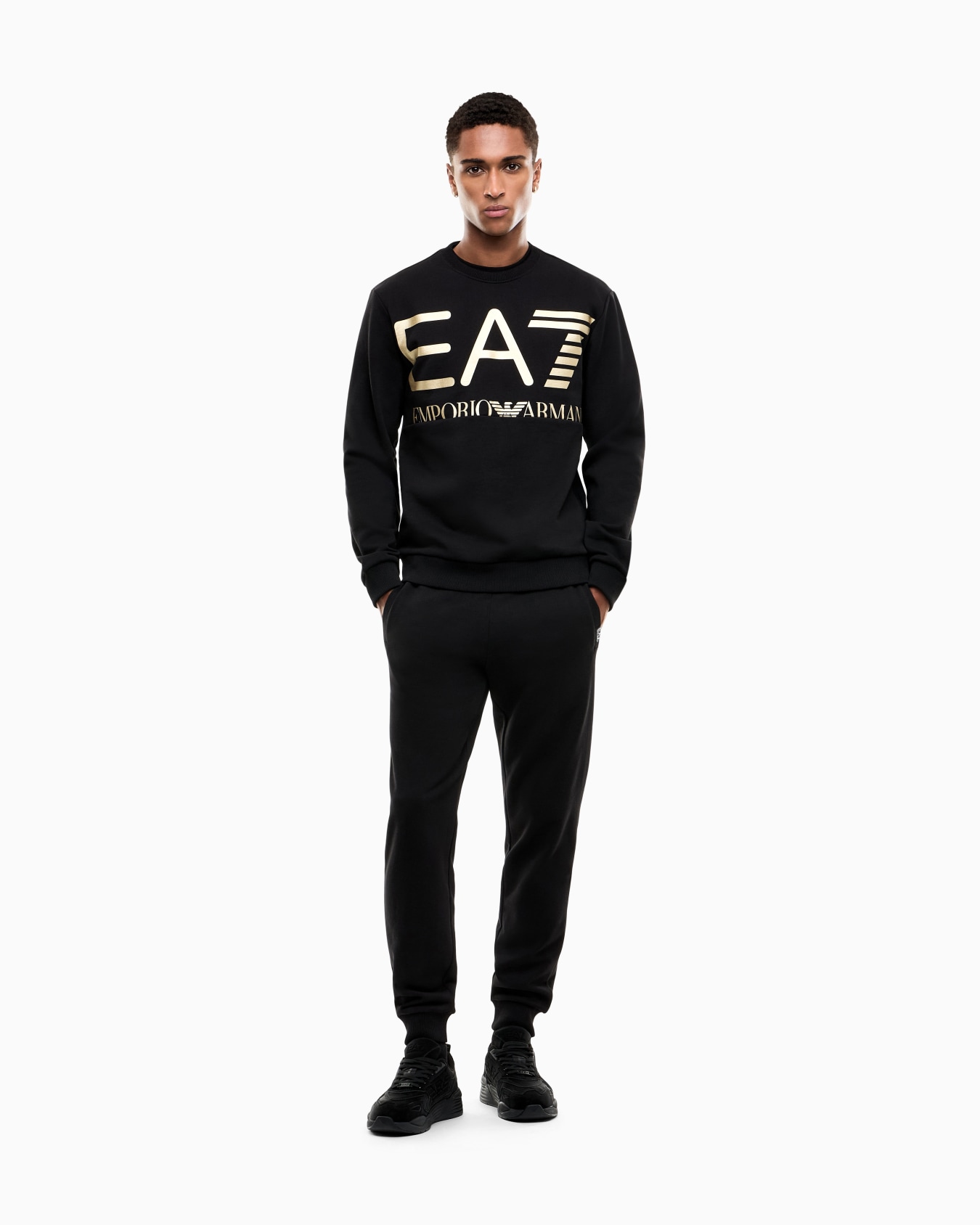 Sweatshirt Logo Series regular fit cotton jersey Slide 1