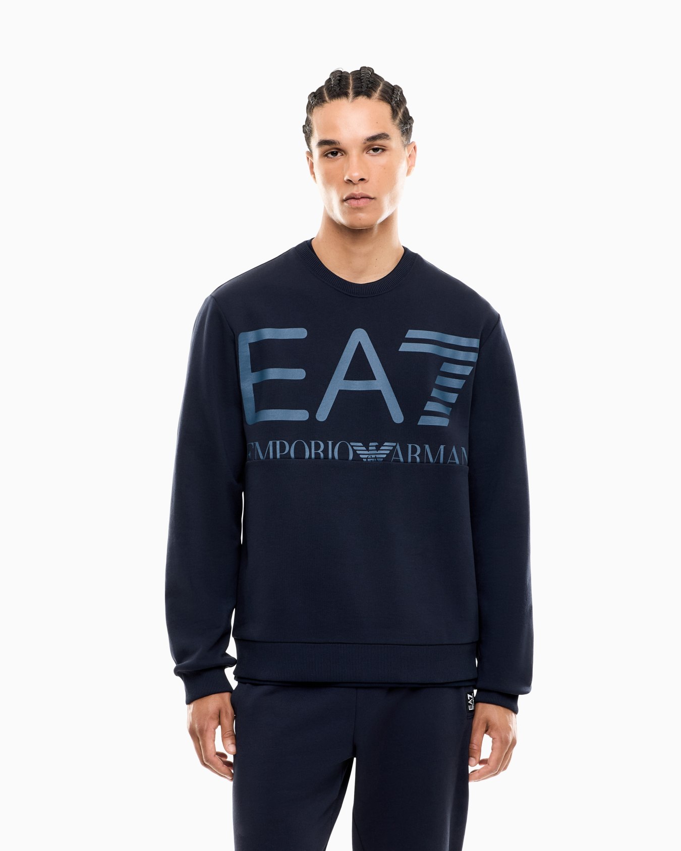 Sudadera Logo Series de algodón con logotipo oversize Diapositiva 3