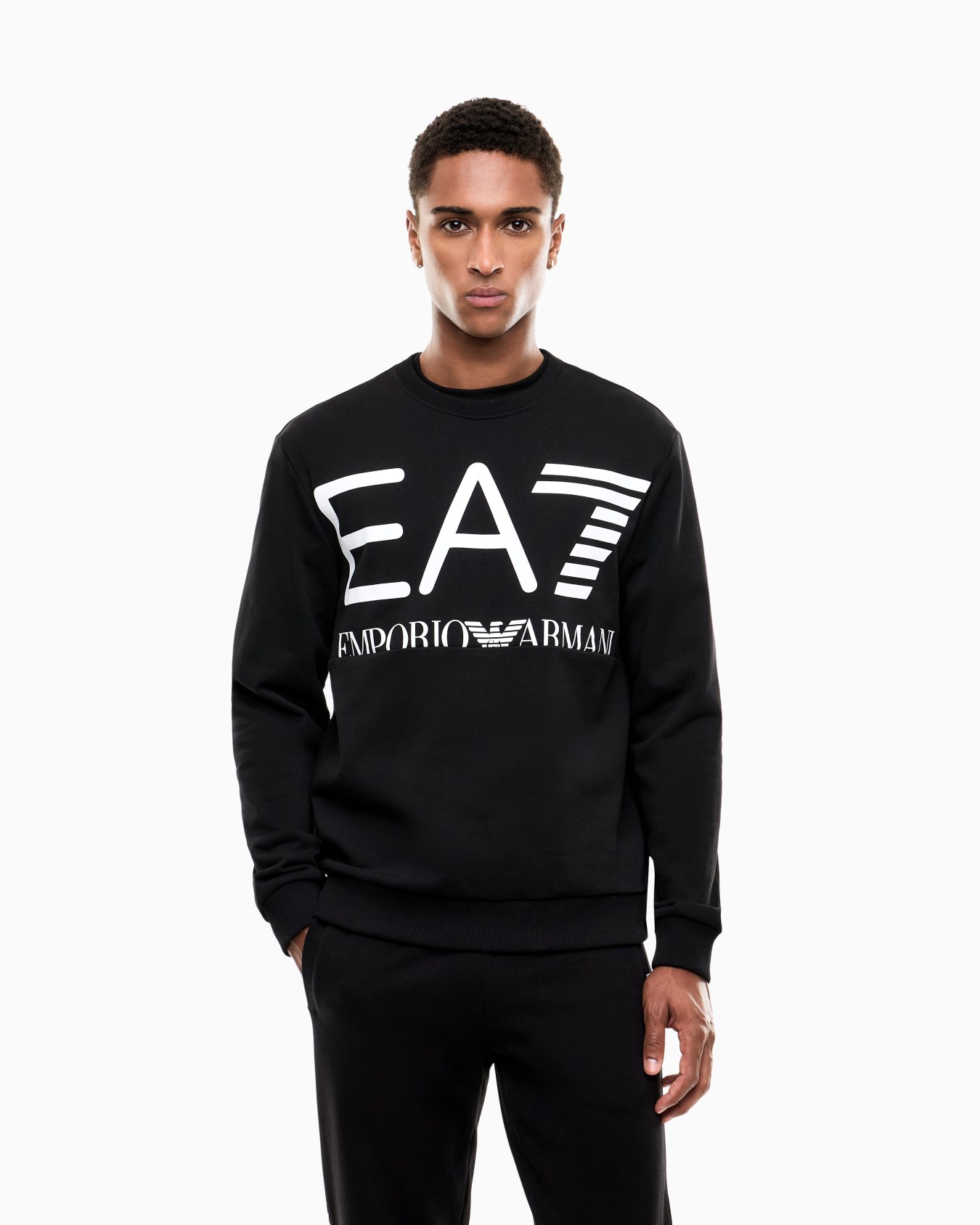 Sweatshirt Logo Series regular fit cotton jersey Slide 3