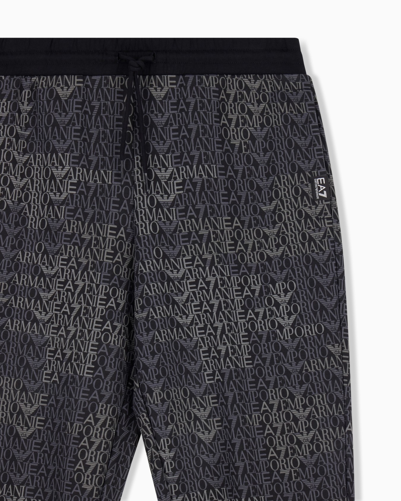 Regular fit pants Logo Series in cotton-blend jersey Slide 4