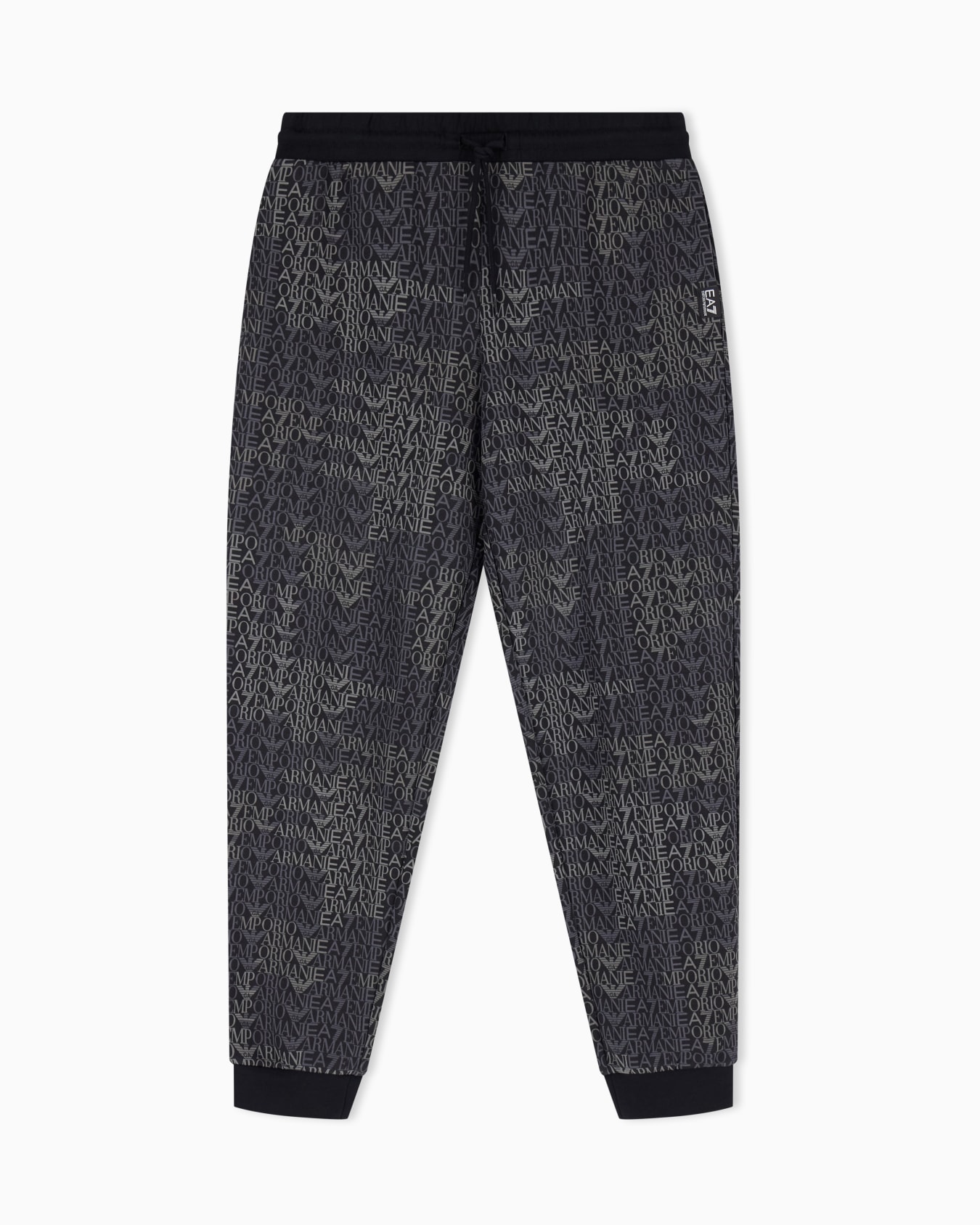 Regular fit pants Logo Series in cotton-blend jersey Slide 0