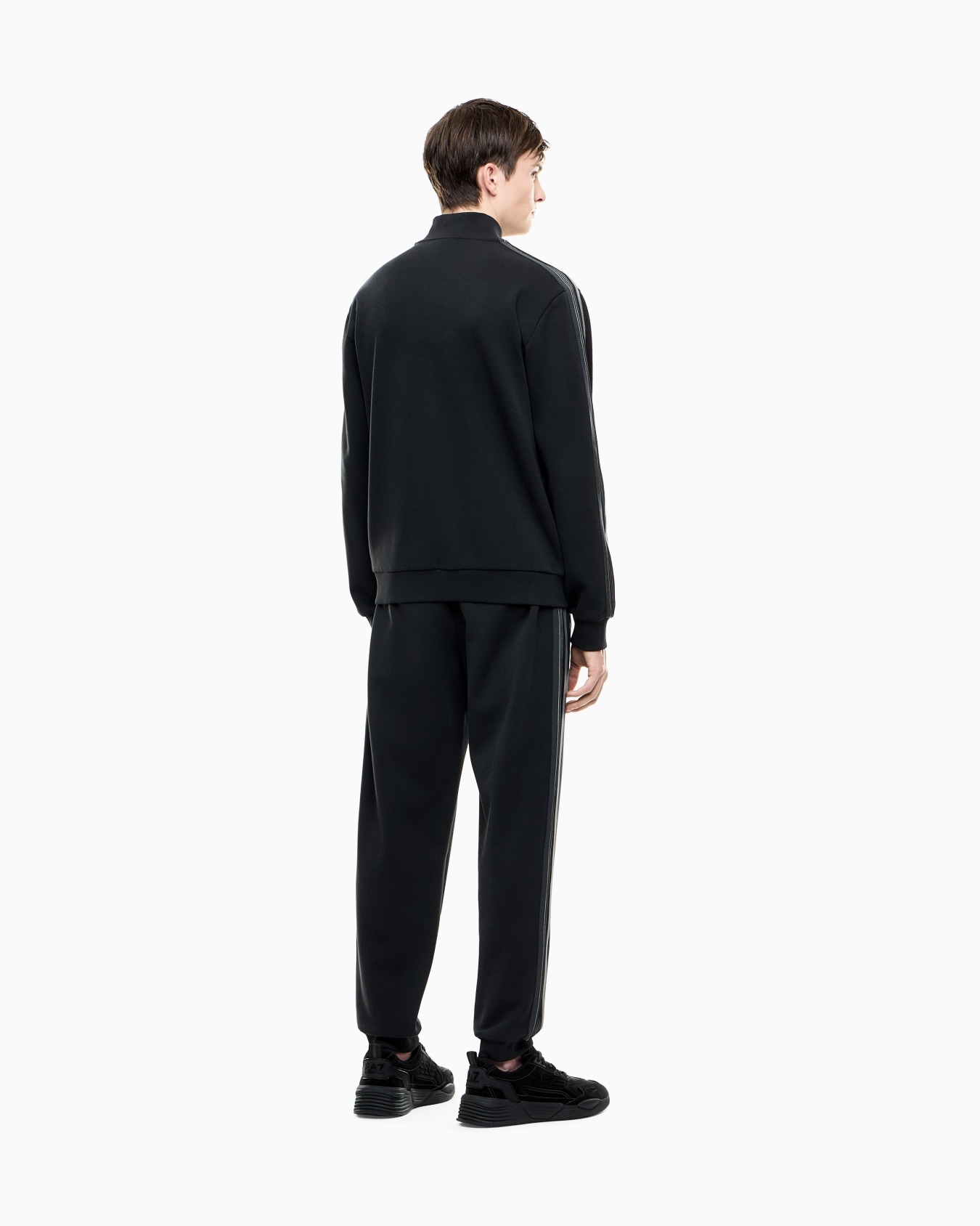 Tracksuit Logo Series in regular fit cotton jersey Slide 5