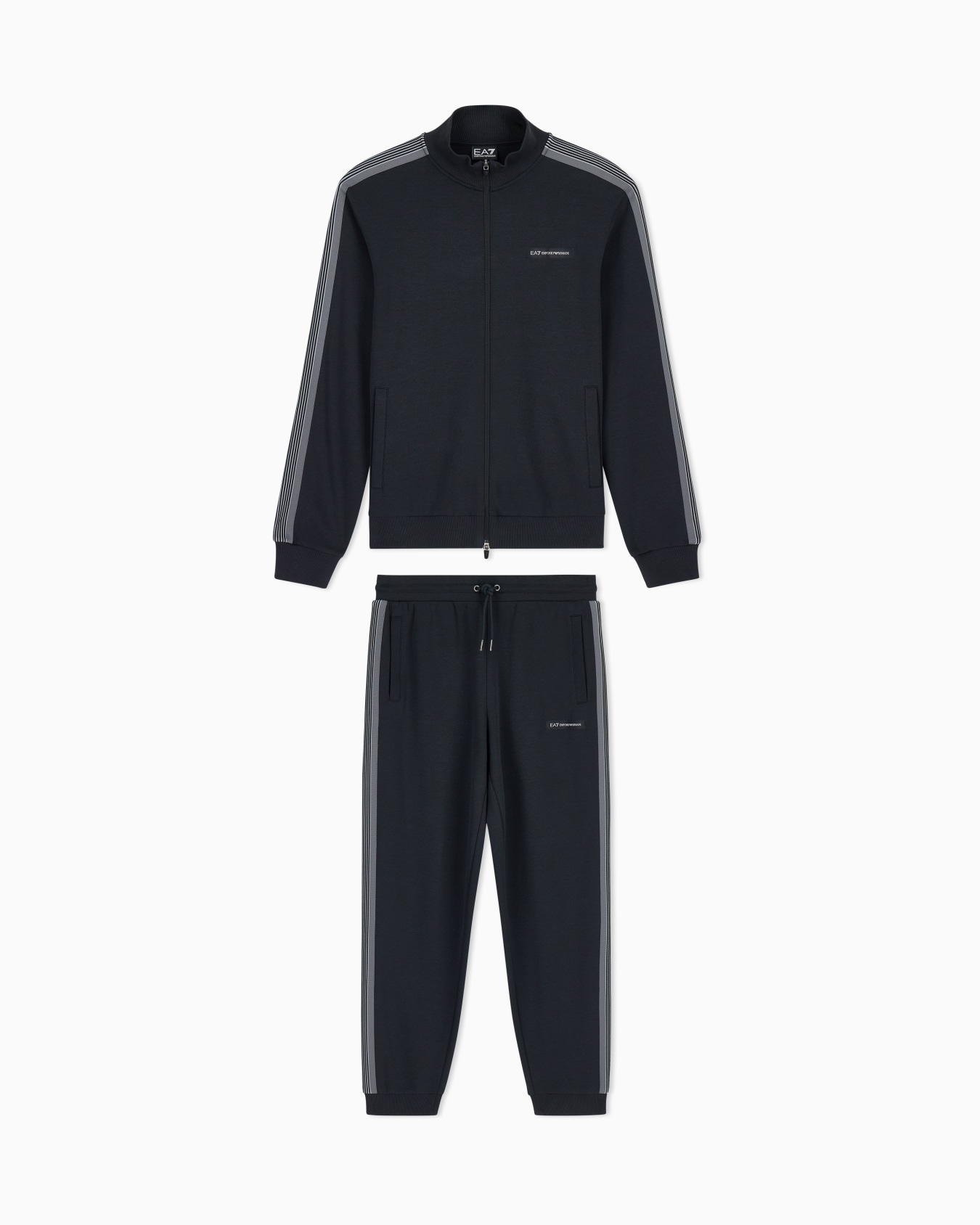 Tracksuit Logo Series in regular fit cotton jersey Slide 0