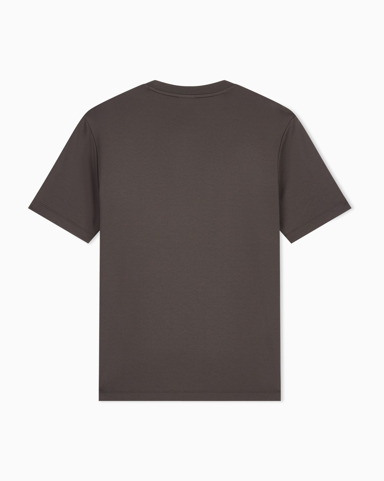 Regular fit t-shirt Premium Label in viscose with logo Slide 2