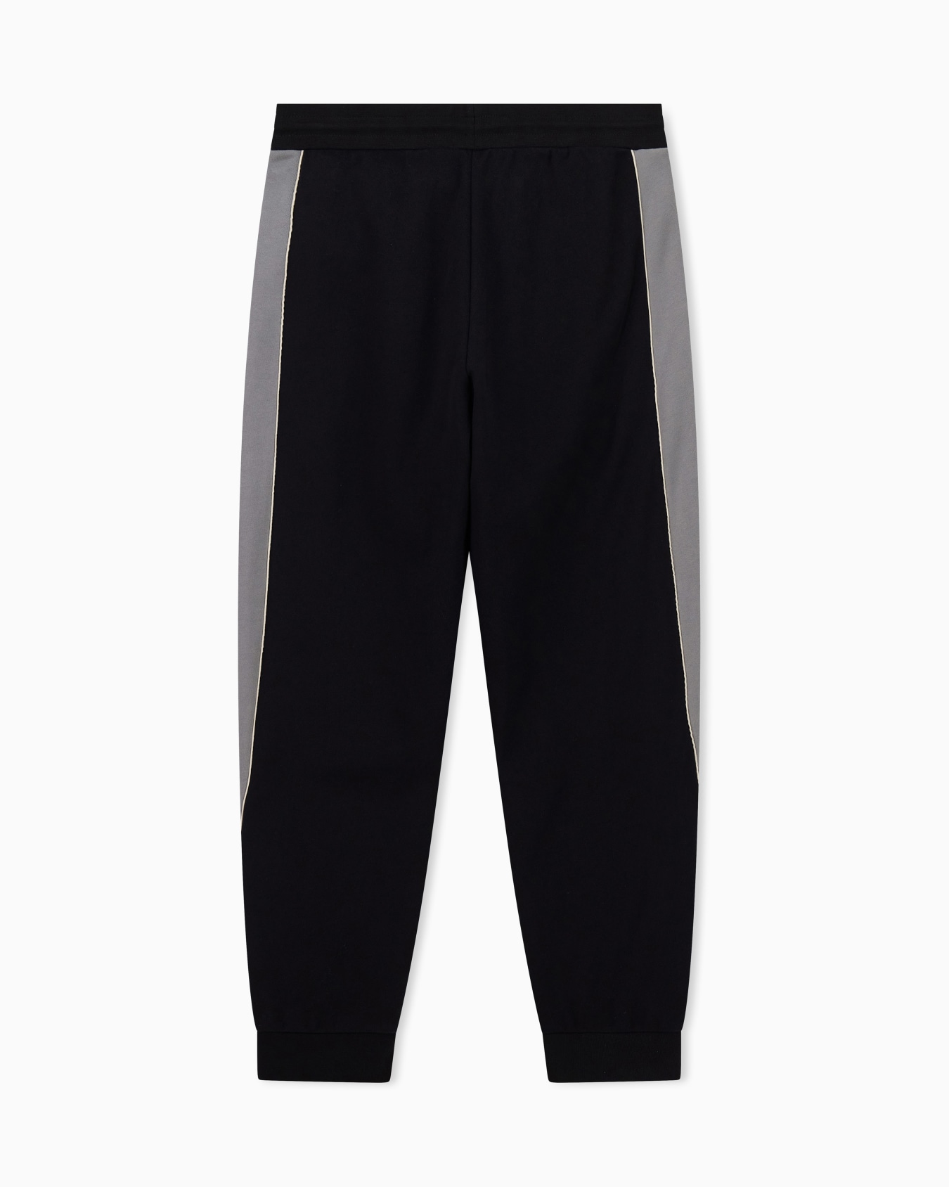 Pantalón jogger en jersey con paneles en contraste Diapositiva 2