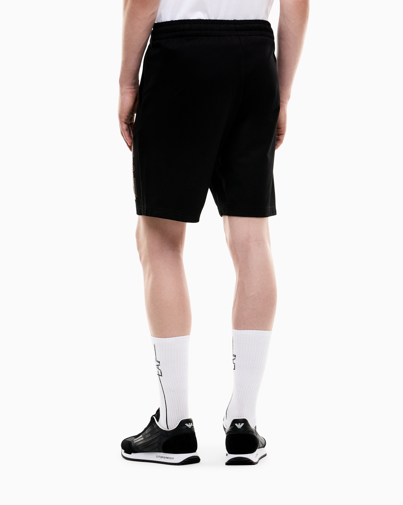Slim fit shorts Visibility in cotton jersey Slide 5