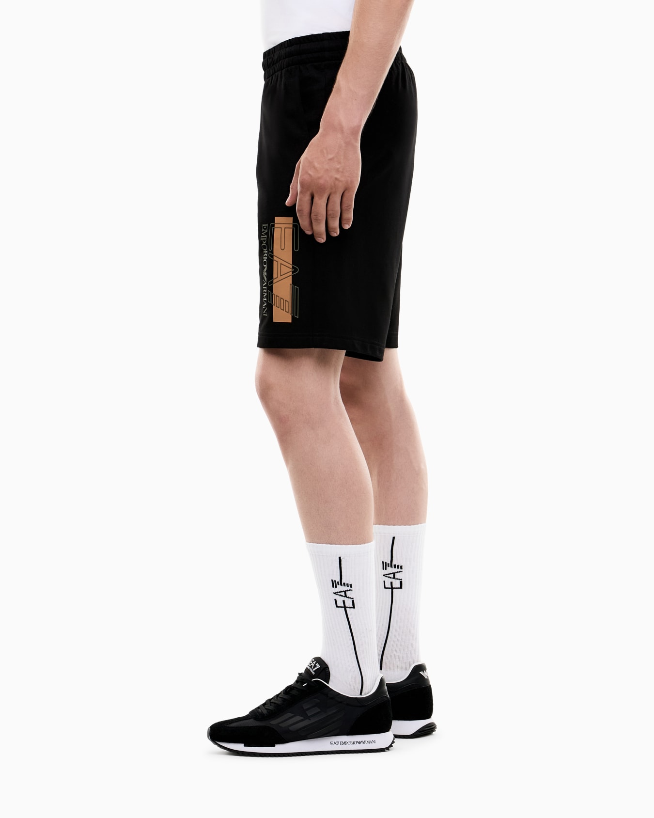 Slim fit shorts Visibility in cotton jersey Slide 7
