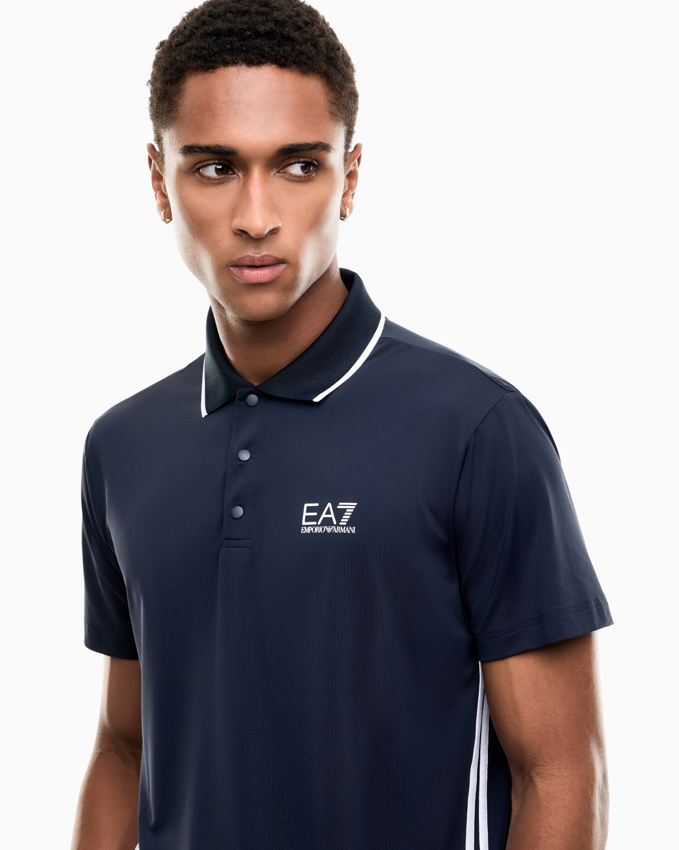 Polo Tennis Pro à manches courtes et détails contrastants Diapositive 6