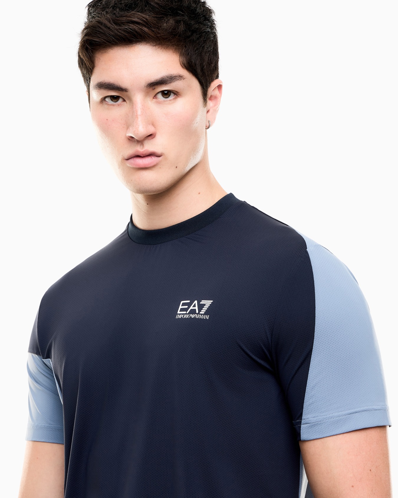 T-shirt Tennis Pro en jersey avec détails en maille Diapositive 6