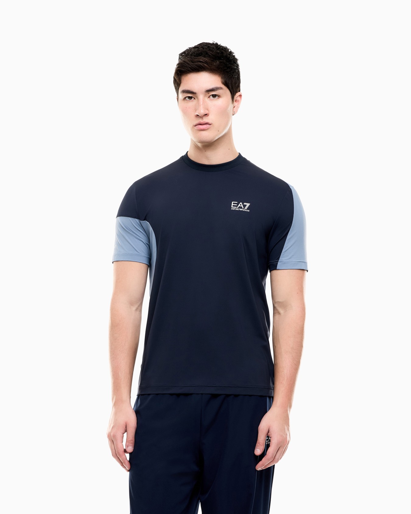 T-shirt Tennis Pro en jersey avec détails en maille Diapositive 3