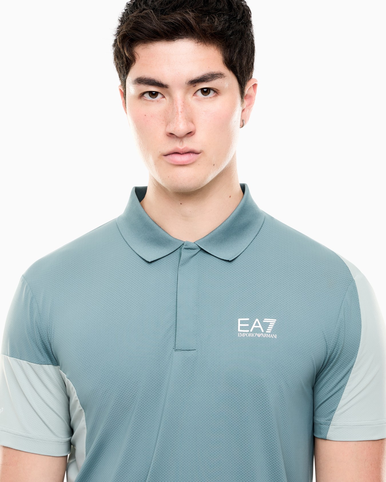 polo shirt Tennis Pro block jersey regular fit Slide 5