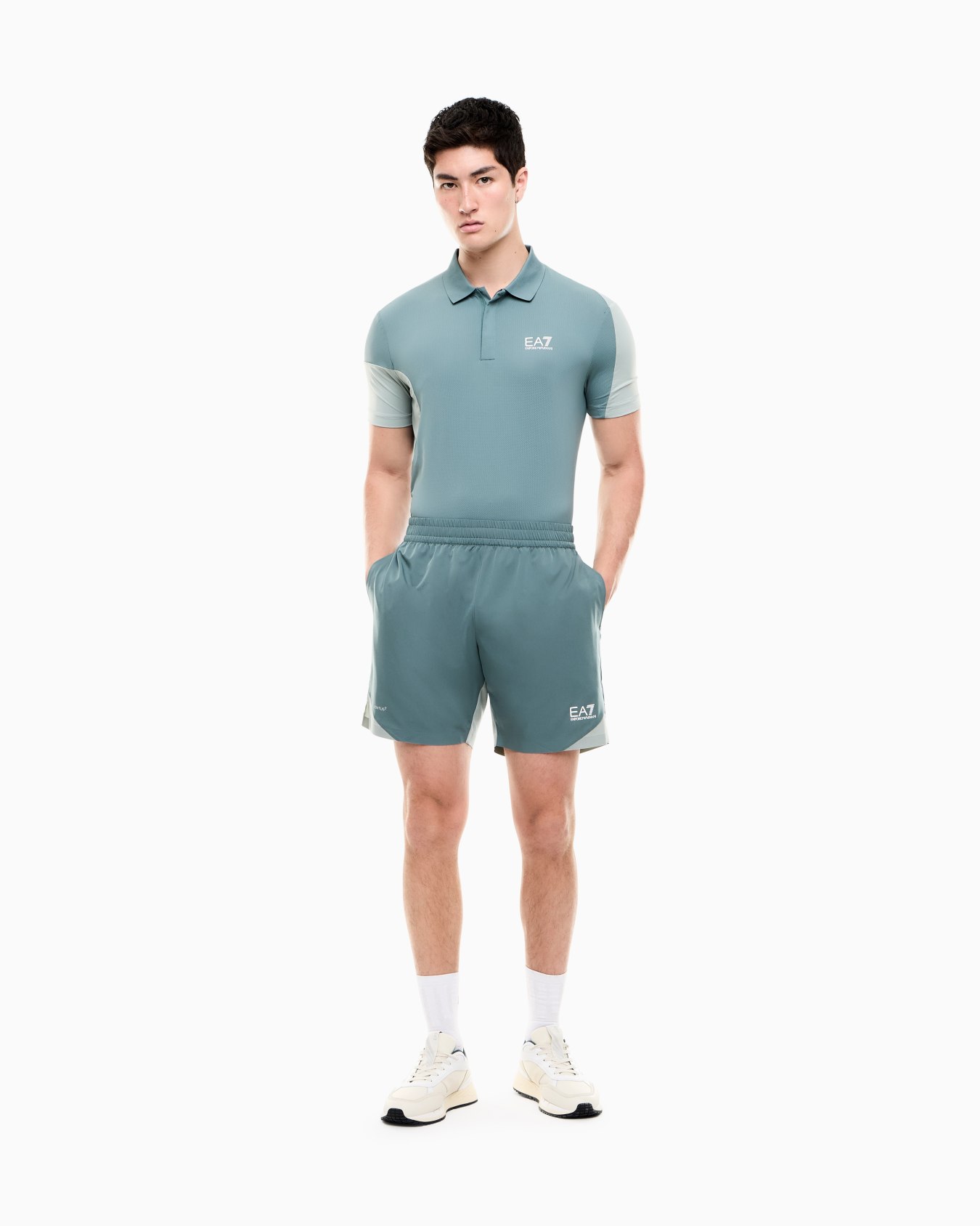 polo shirt Tennis Pro block jersey regular fit Slide 1
