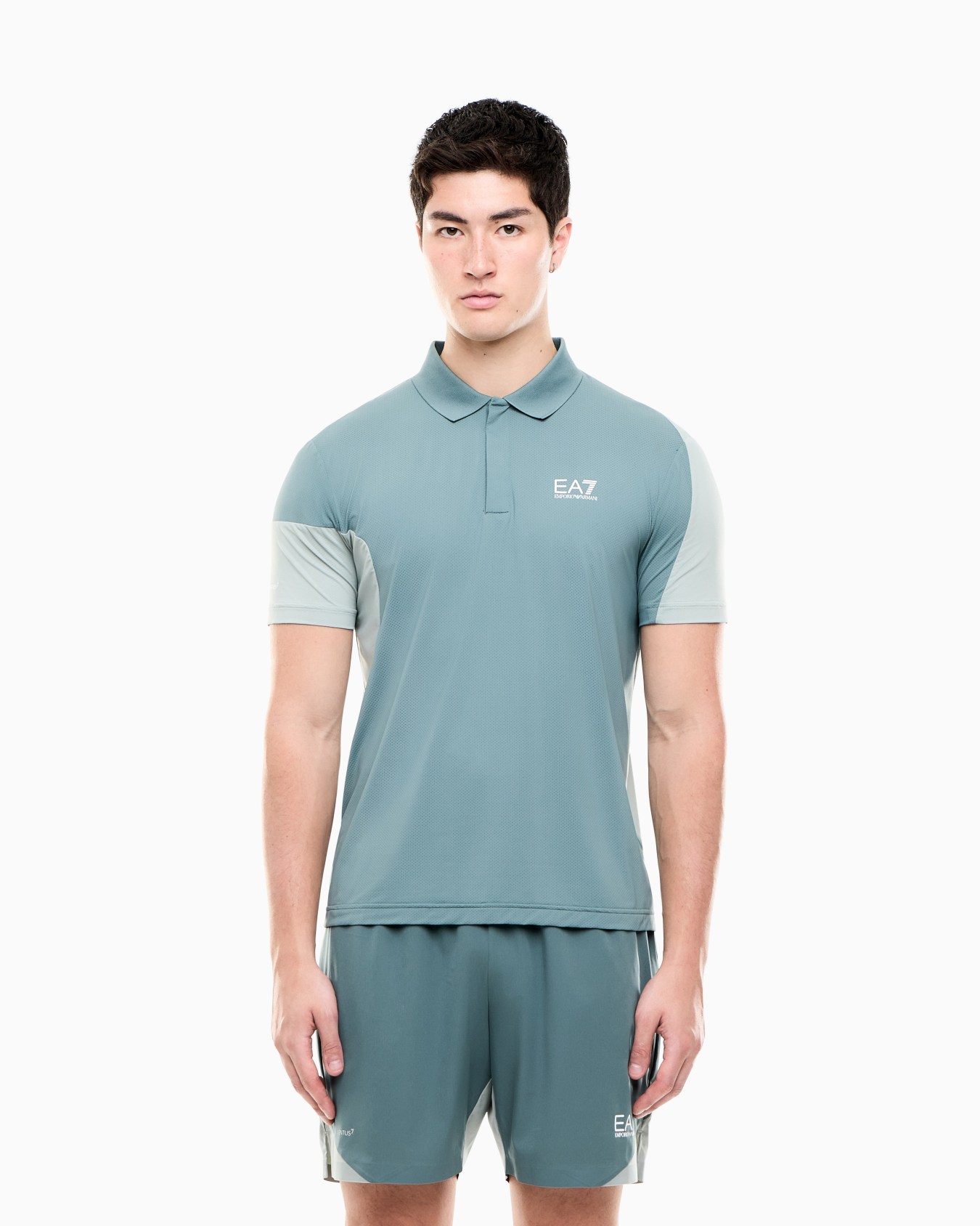 polo shirt Tennis Pro block jersey regular fit Slide 3
