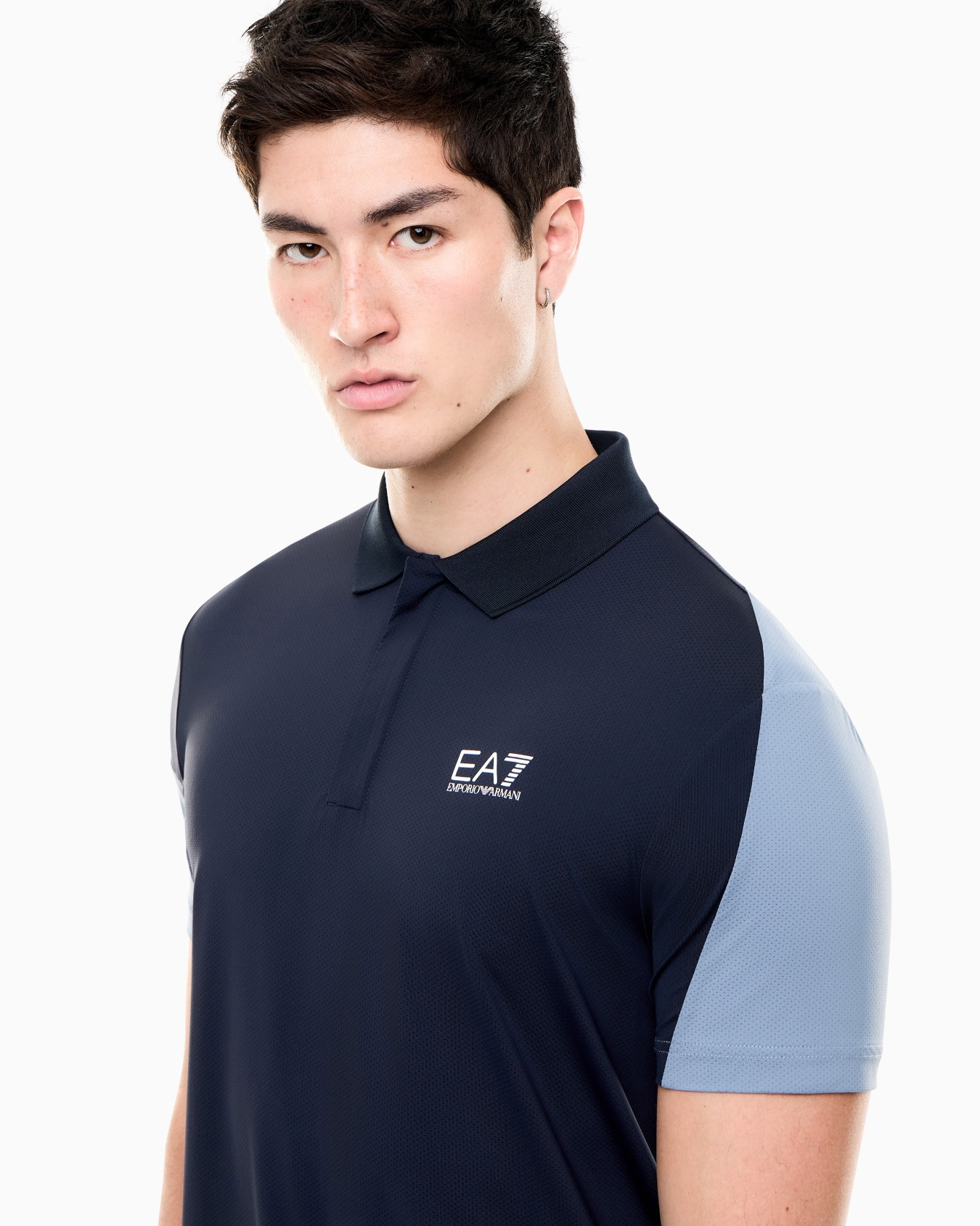 polo shirt Tennis Pro block jersey regular fit Slide 6