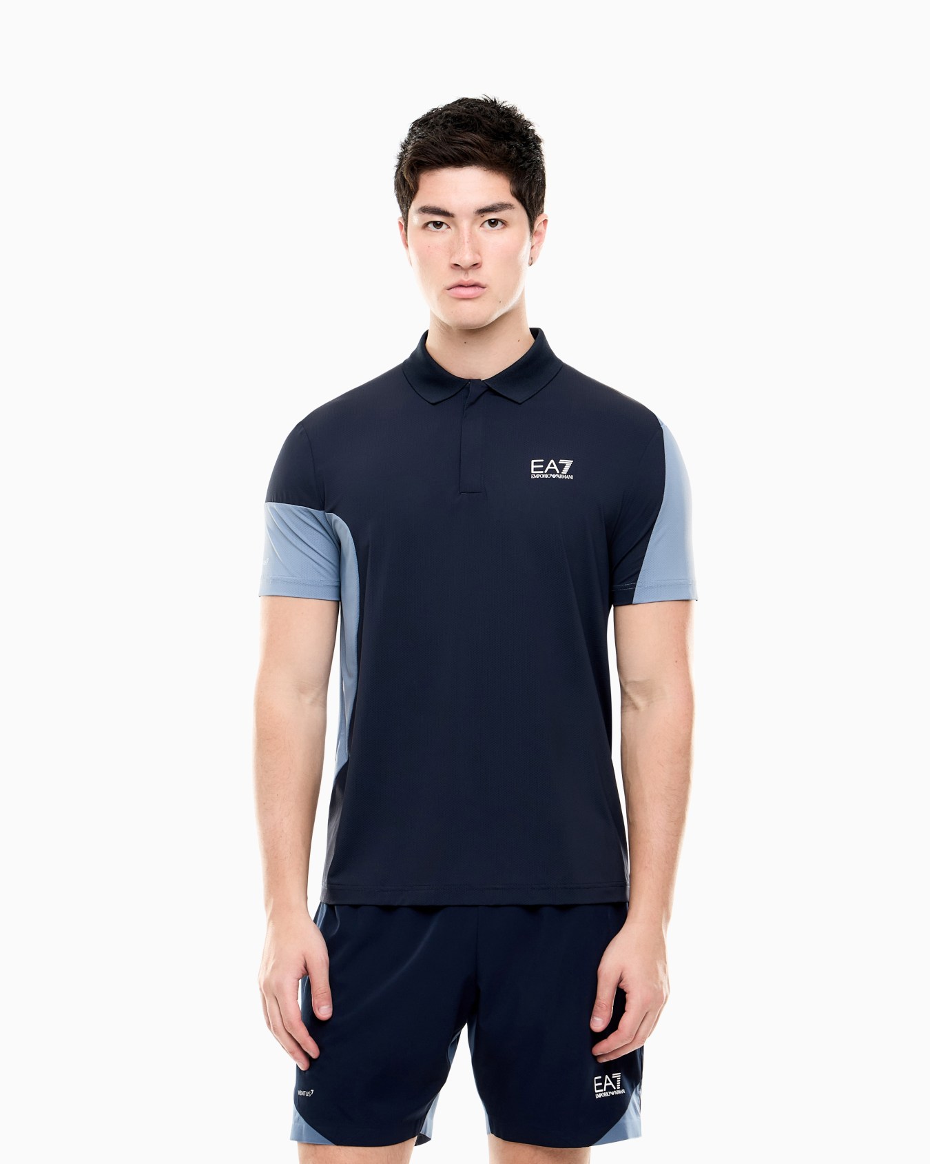 polo shirt Tennis Pro block jersey regular fit Slide 3