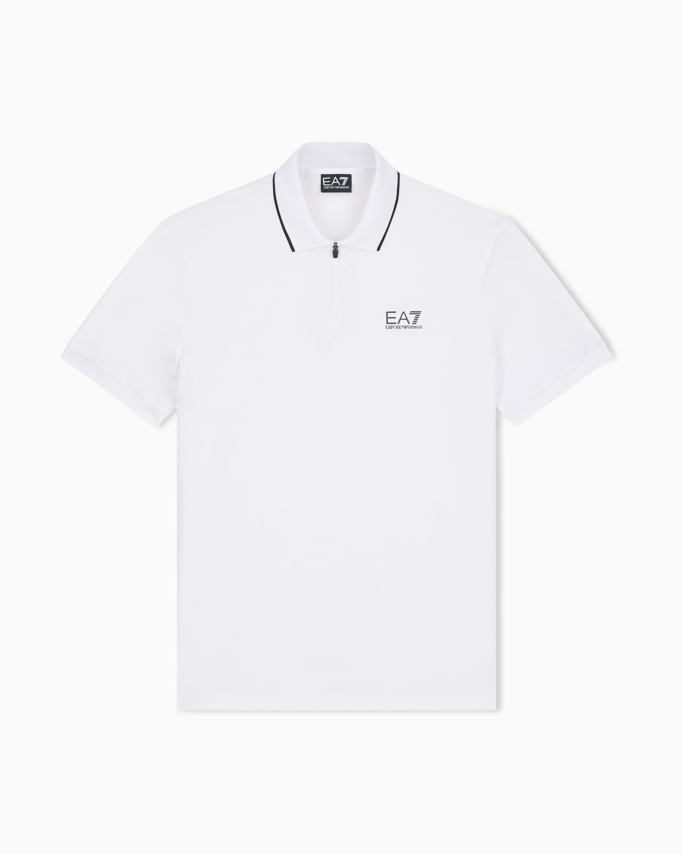 Regular fit polo shirt Natural Ventus 7 in a cotton blend Slide 0