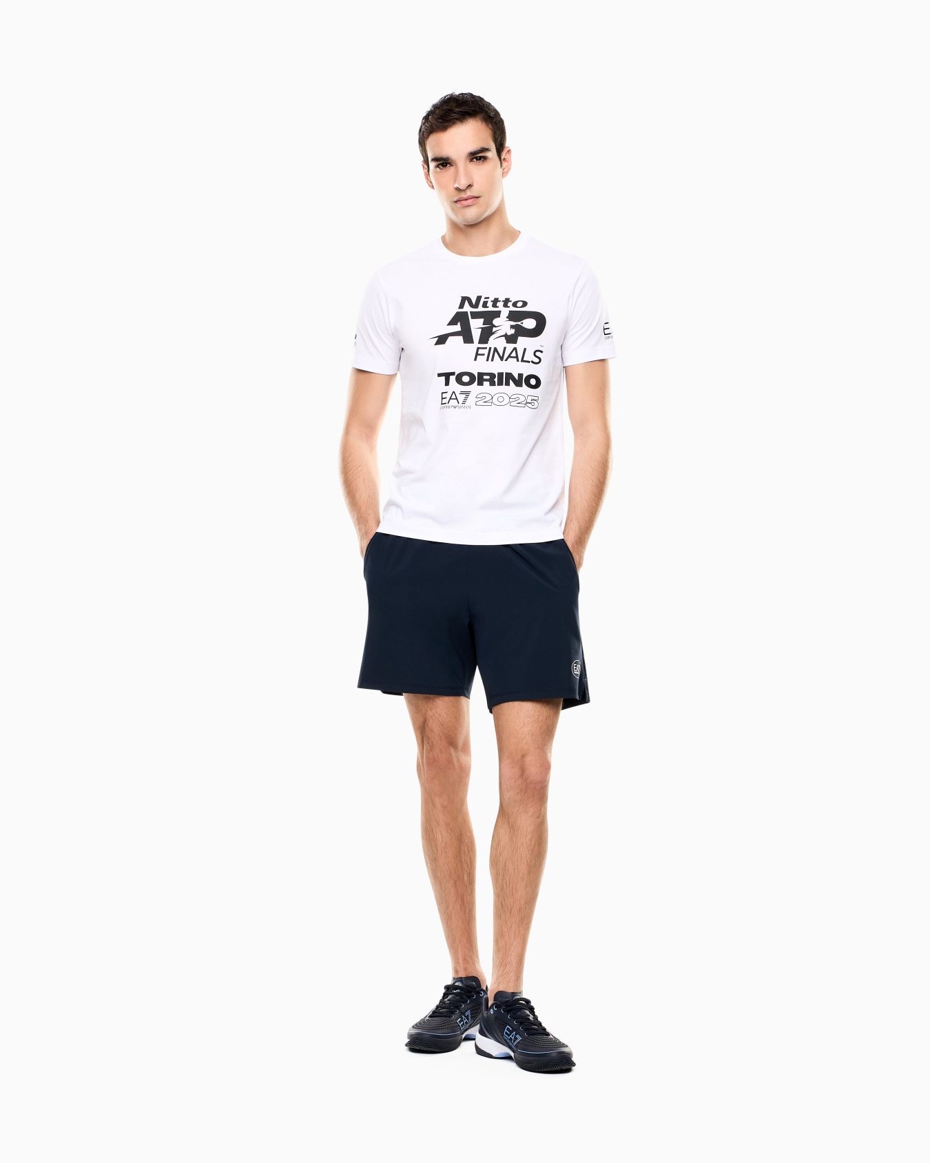 Nitto ATP Finals T-Shirt mit Rundhalsausschnitt und Event-Logo Folie 1