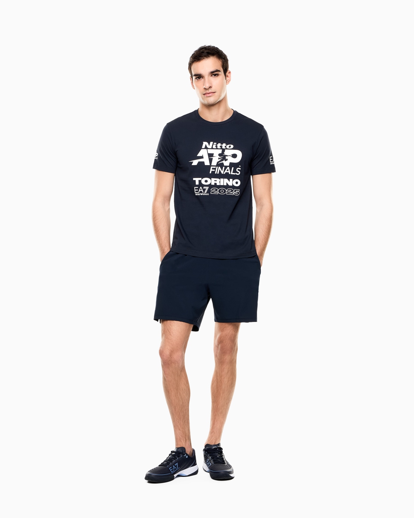 Nitto ATP Finals T-Shirt mit Rundhalsausschnitt und Event-Logo Folie 1
