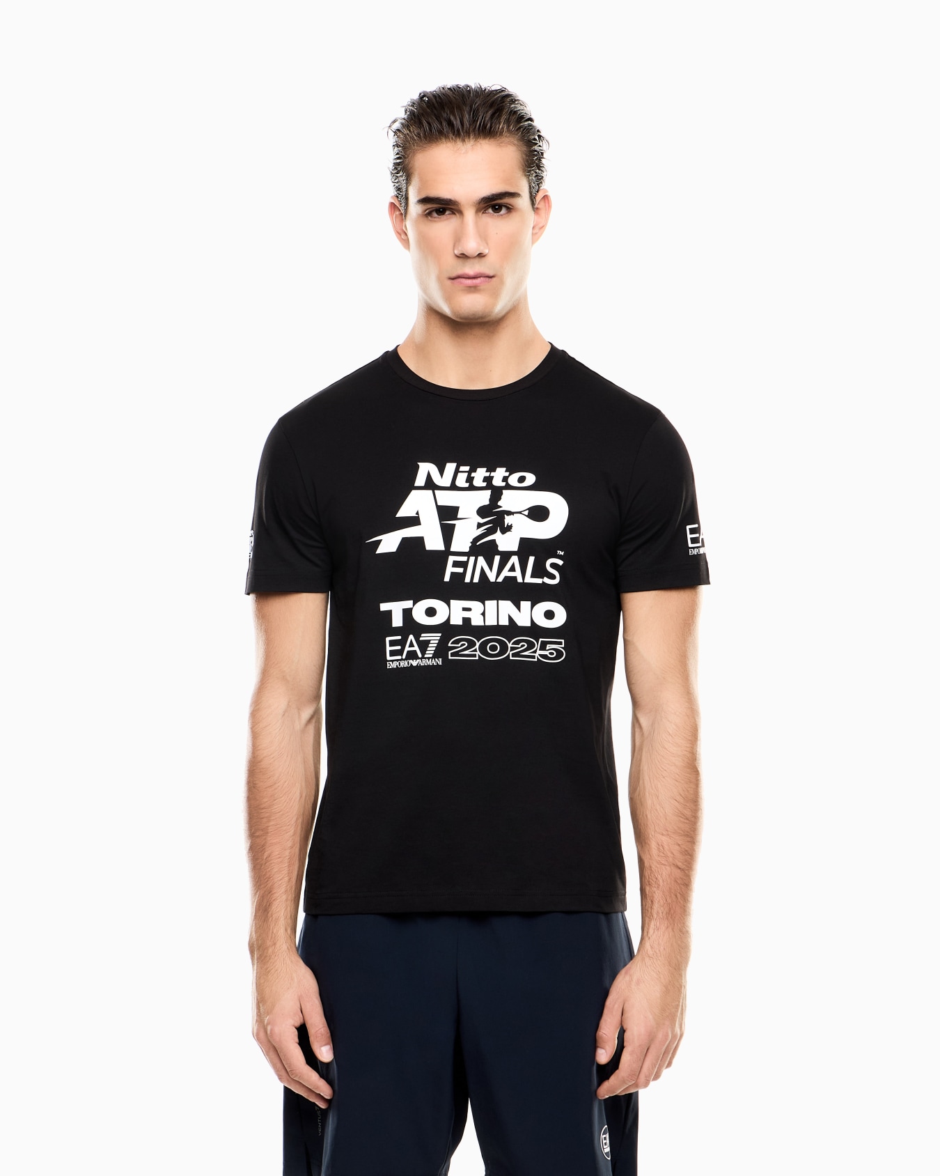 Nitto ATP Finals Crew Neck T-Shirt with Event Logo Slide 3