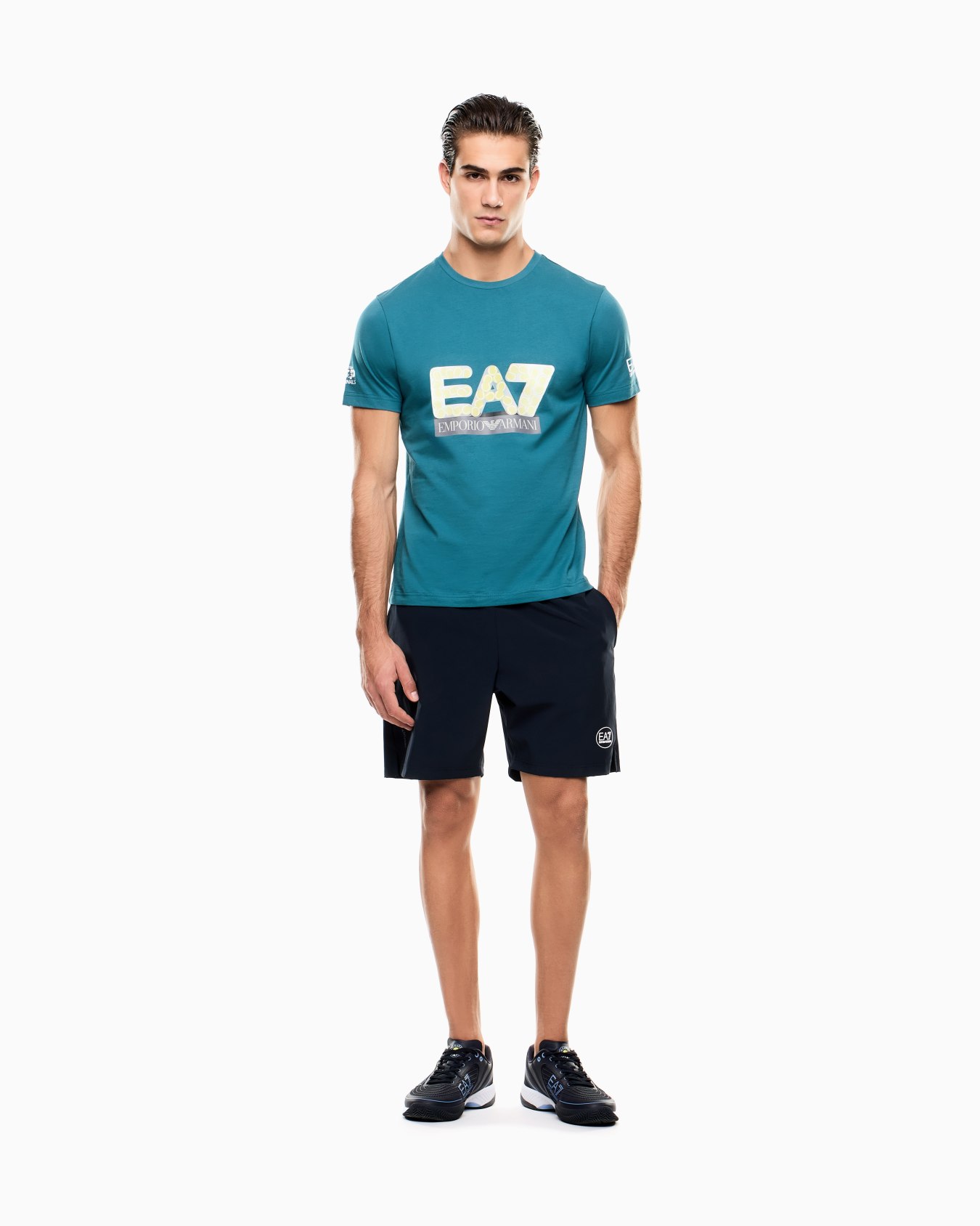 Nitto ATP Finals Crew Neck Maxi Logo T-Shirt Slide 1
