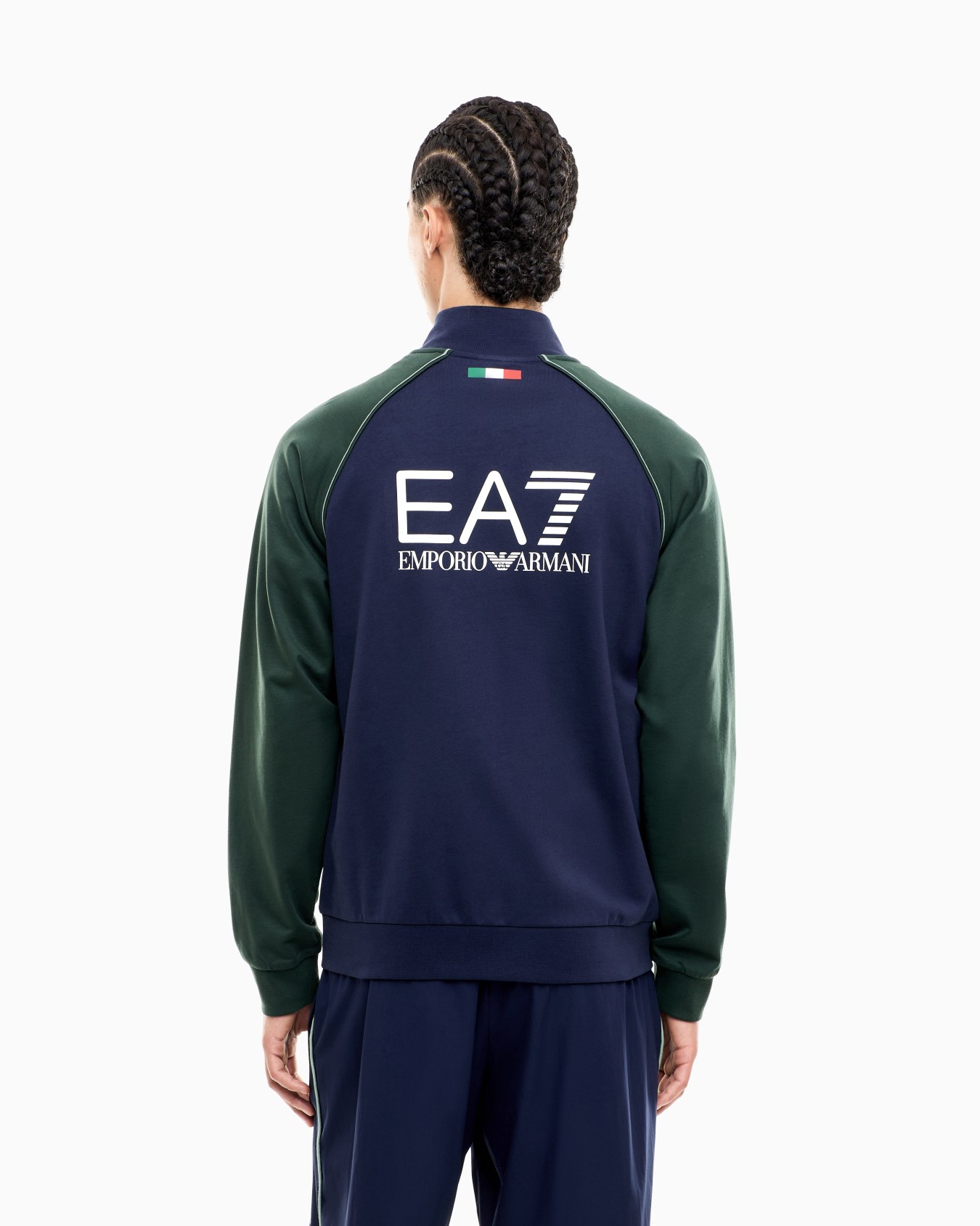 Internazionali BNL d'Italia cotton zip-up sweatshirt Slide 5