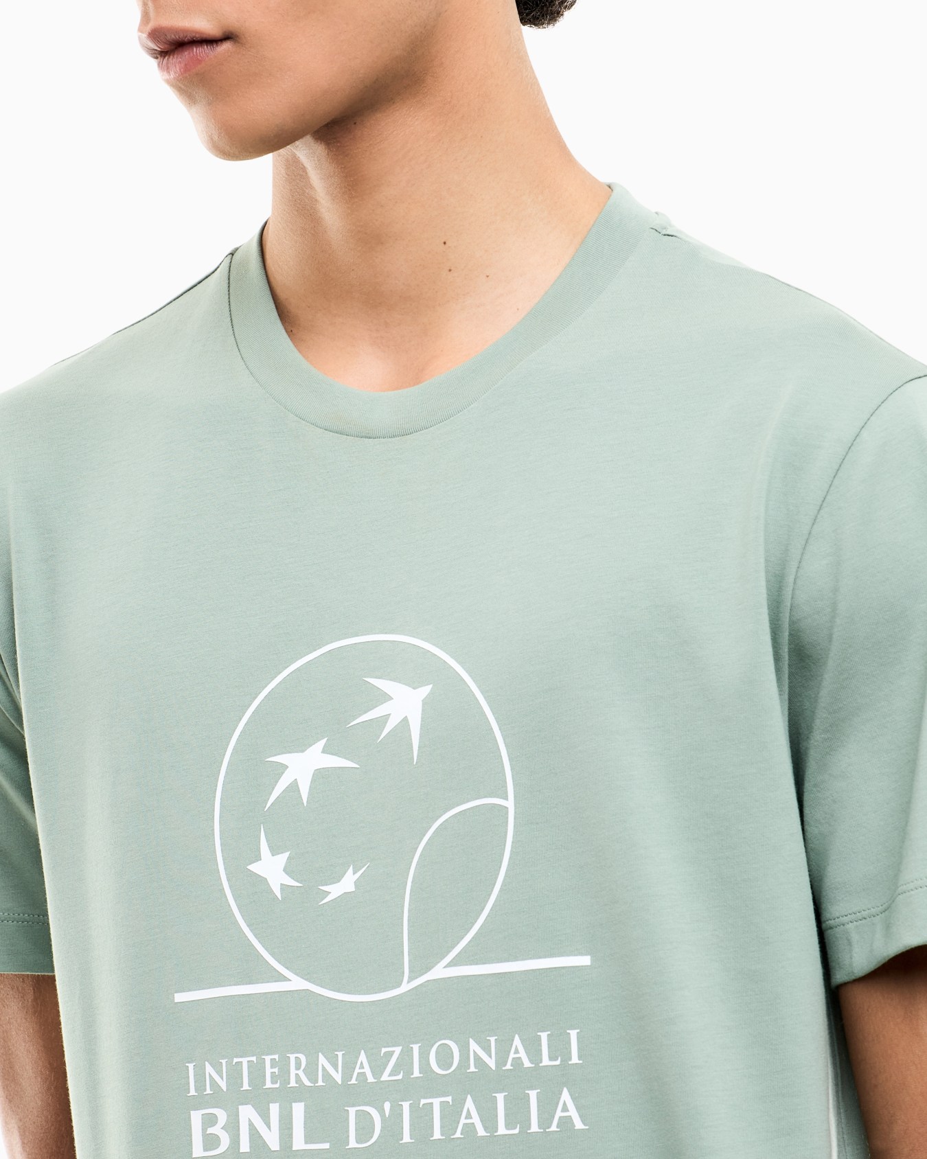 Internazionali BNL d'Italia cotton crew-neck T-shirt Slide 6