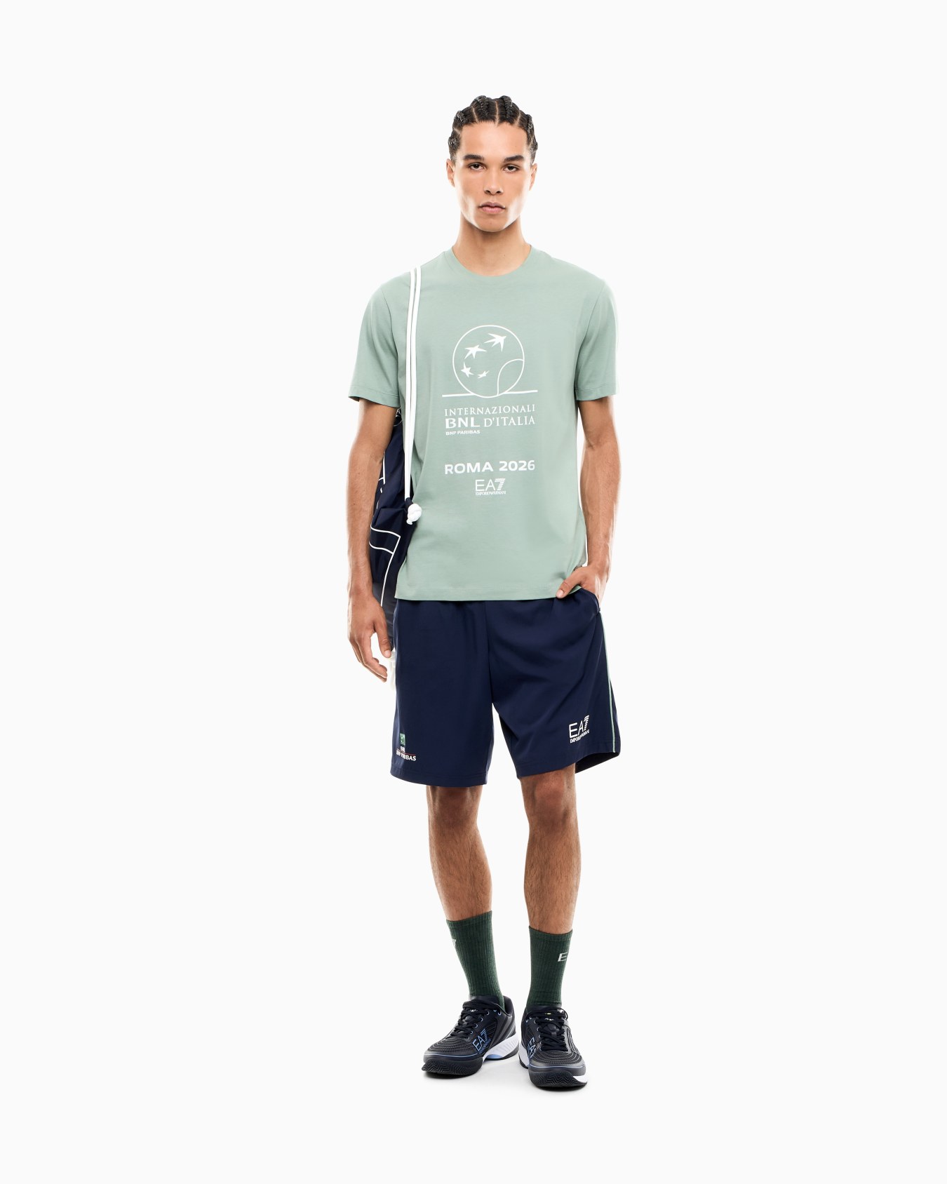 Internazionali BNL d'Italia cotton crew-neck T-shirt Slide 1