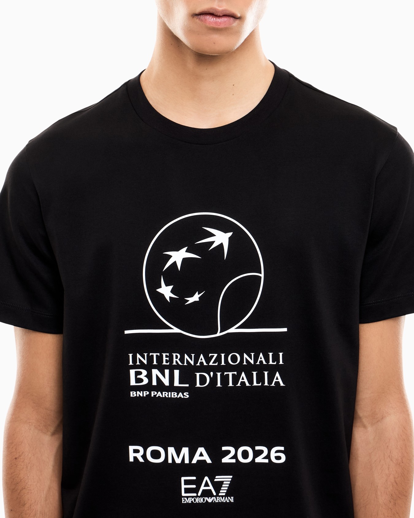 Internazionali BNL d'Italia cotton crew-neck T-shirt Slide 6