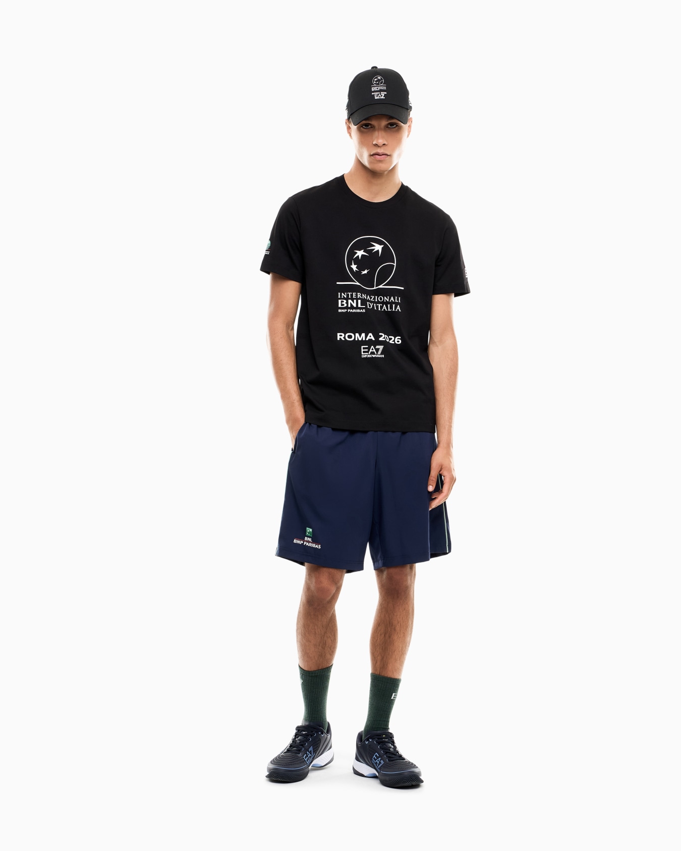 Internazionali BNL d'Italia cotton crew-neck T-shirt Slide 1