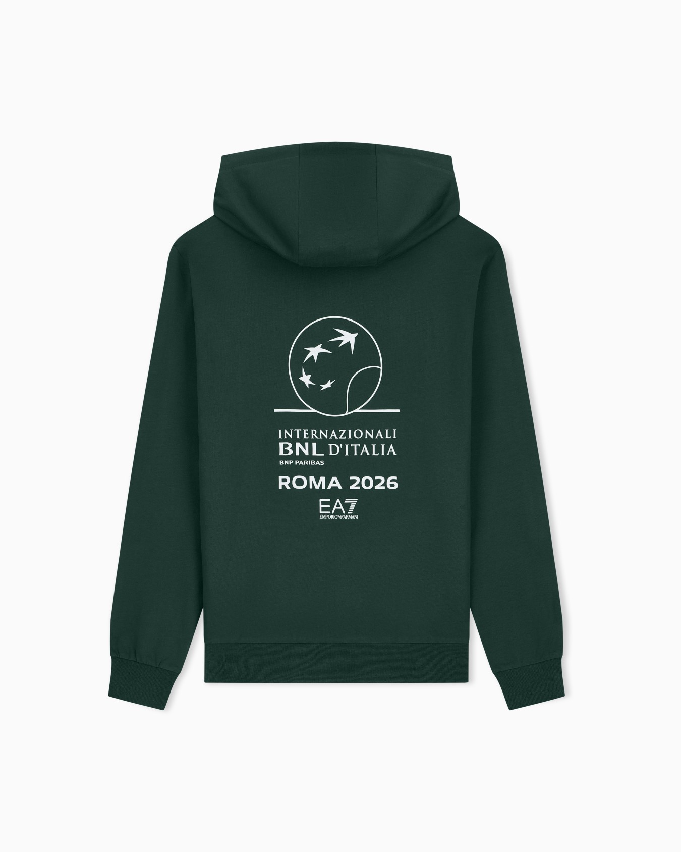 Internazionali BNL d'Italia cotton hooded sweatshirt Slide 2