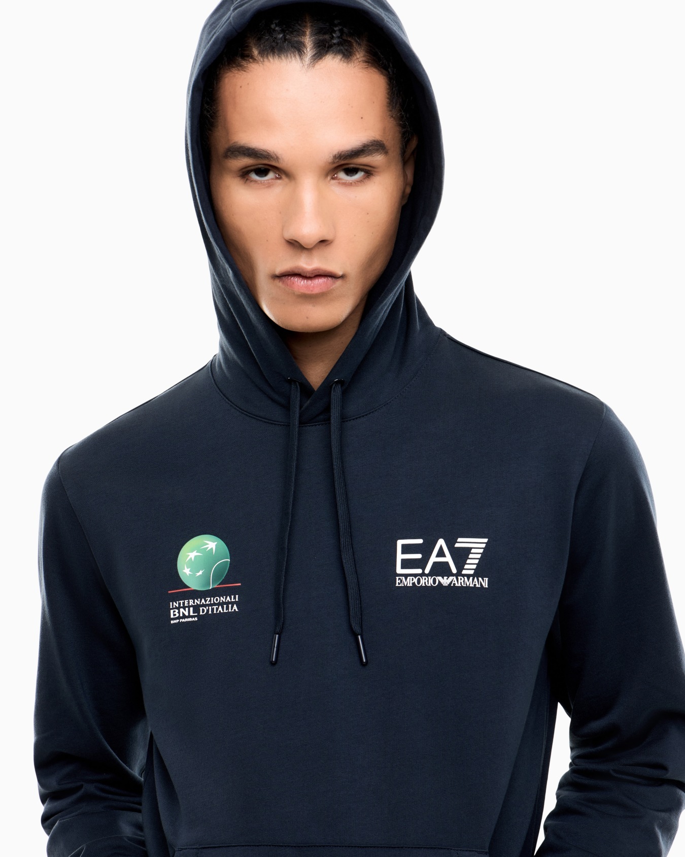 Internazionali BNL d'Italia cotton hooded sweatshirt Slide 6