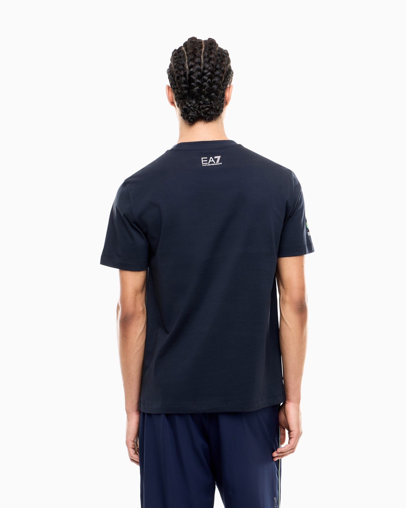 Camiseta de cuello redondo de algodón con estampado Masters de Roma (Internazionali BNL d'Italia) Diapositiva 5