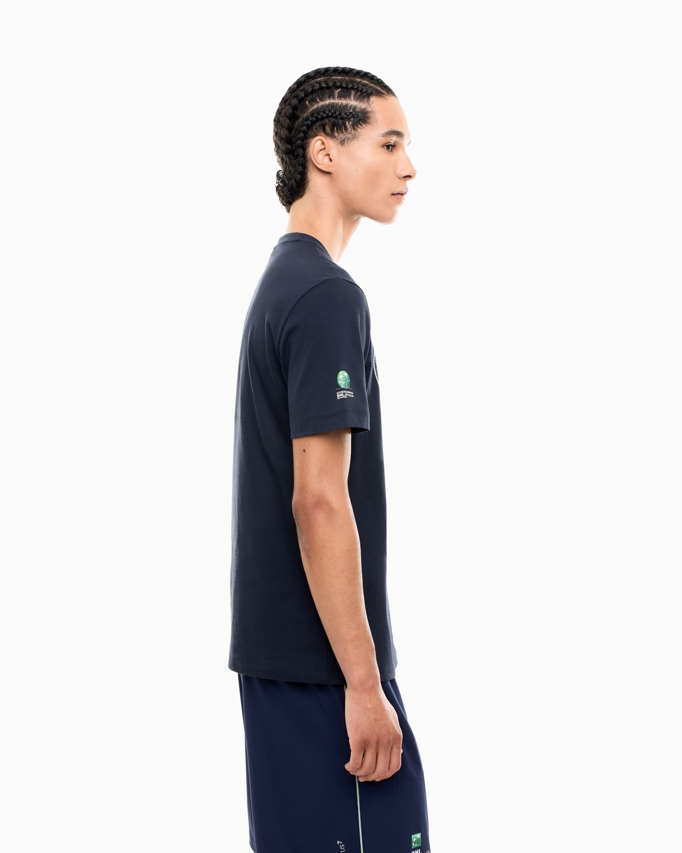 Camiseta de cuello redondo de algodón con estampado Masters de Roma (Internazionali BNL d'Italia) Diapositiva 7