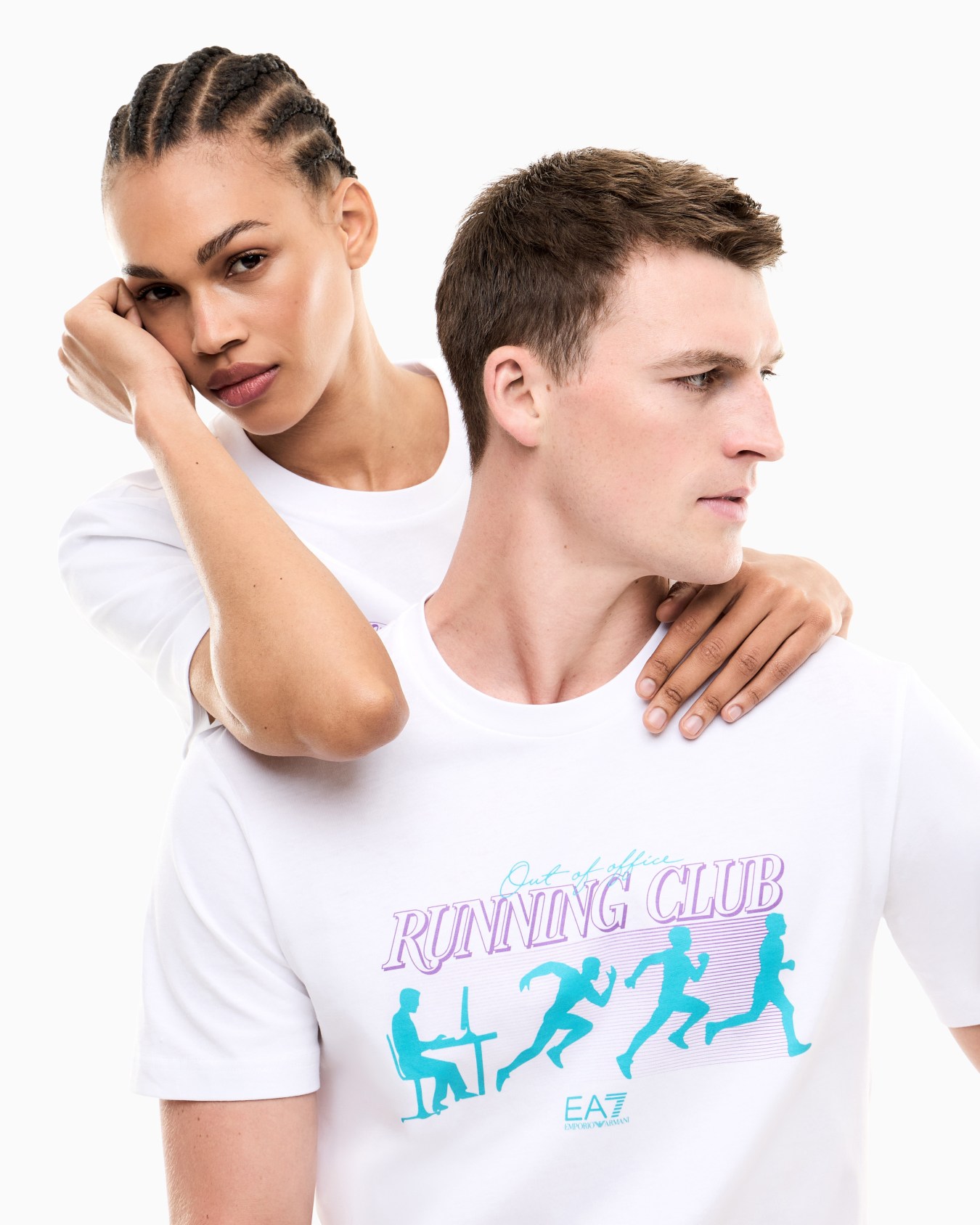 Pure cotton T-shirt with print Slide 5