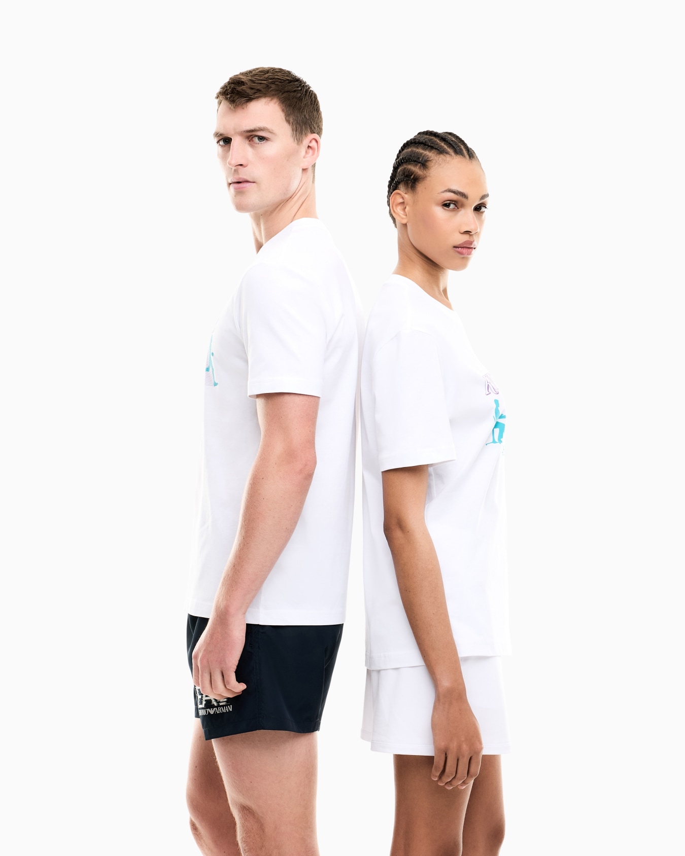 Pure cotton T-shirt with print Slide 6
