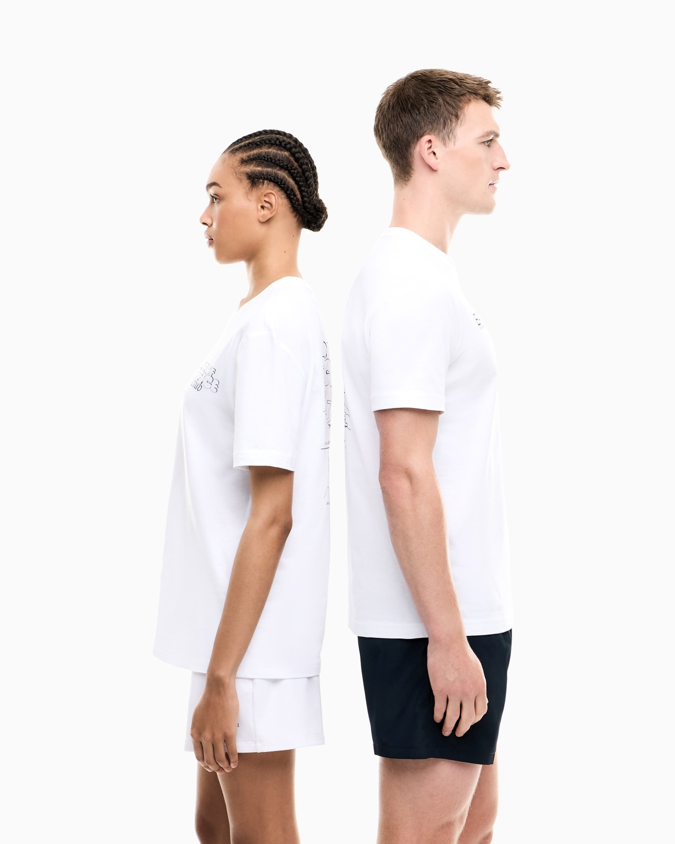 Pure cotton T-shirt with print Slide 6